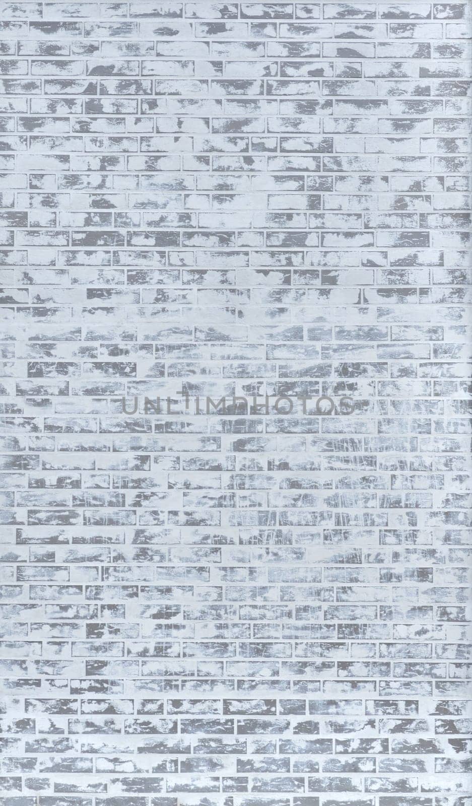 Grungy Brick Wall Texture. Brown Old White Building Brickwall
