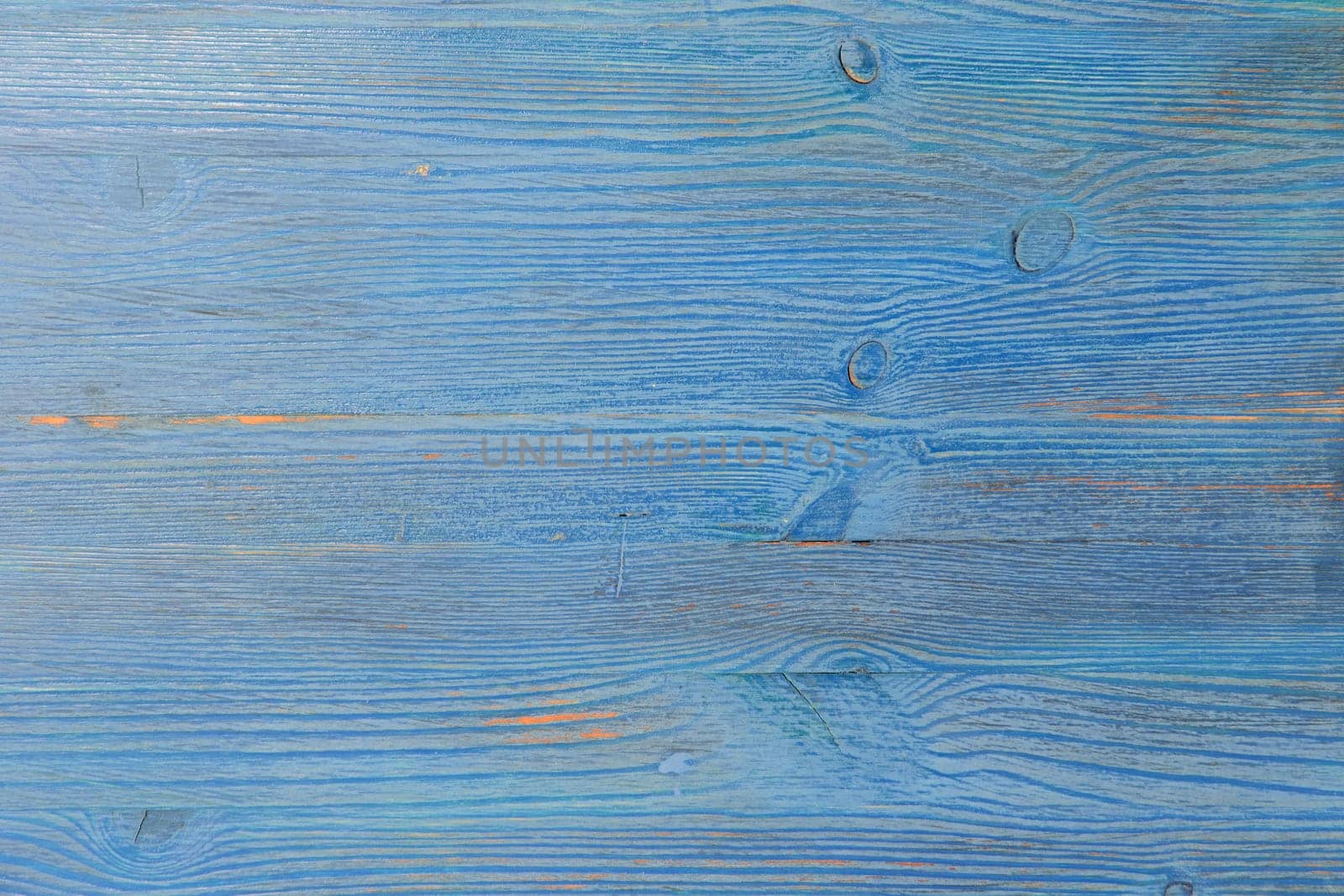 Blue faded painted wood textures, background and Wallpaper. Horizontal composition for a layout or mockup for placing any items.