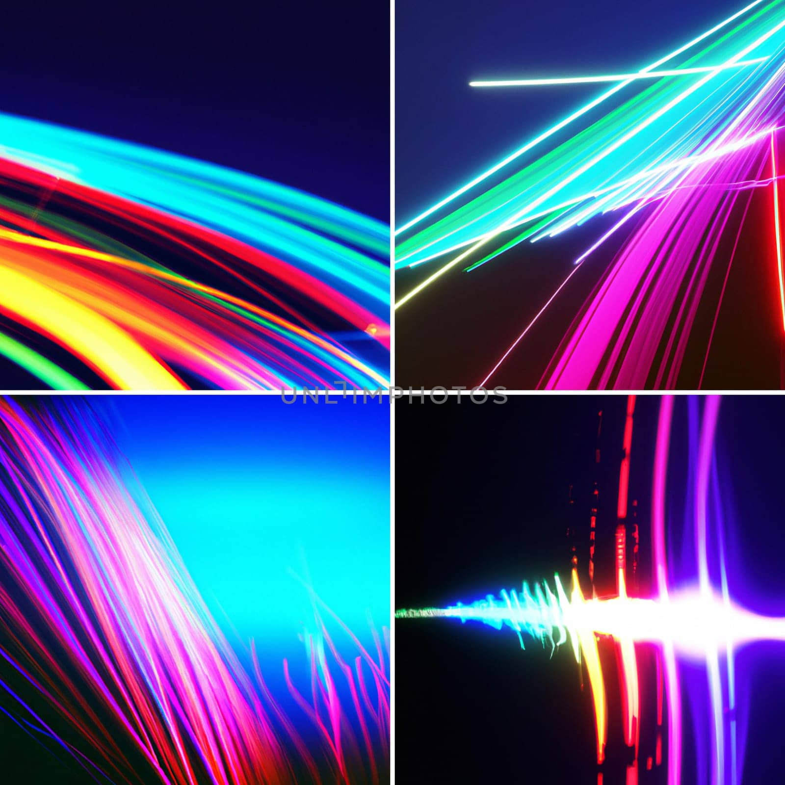 Illustration of an abstract multicolored spectrum background