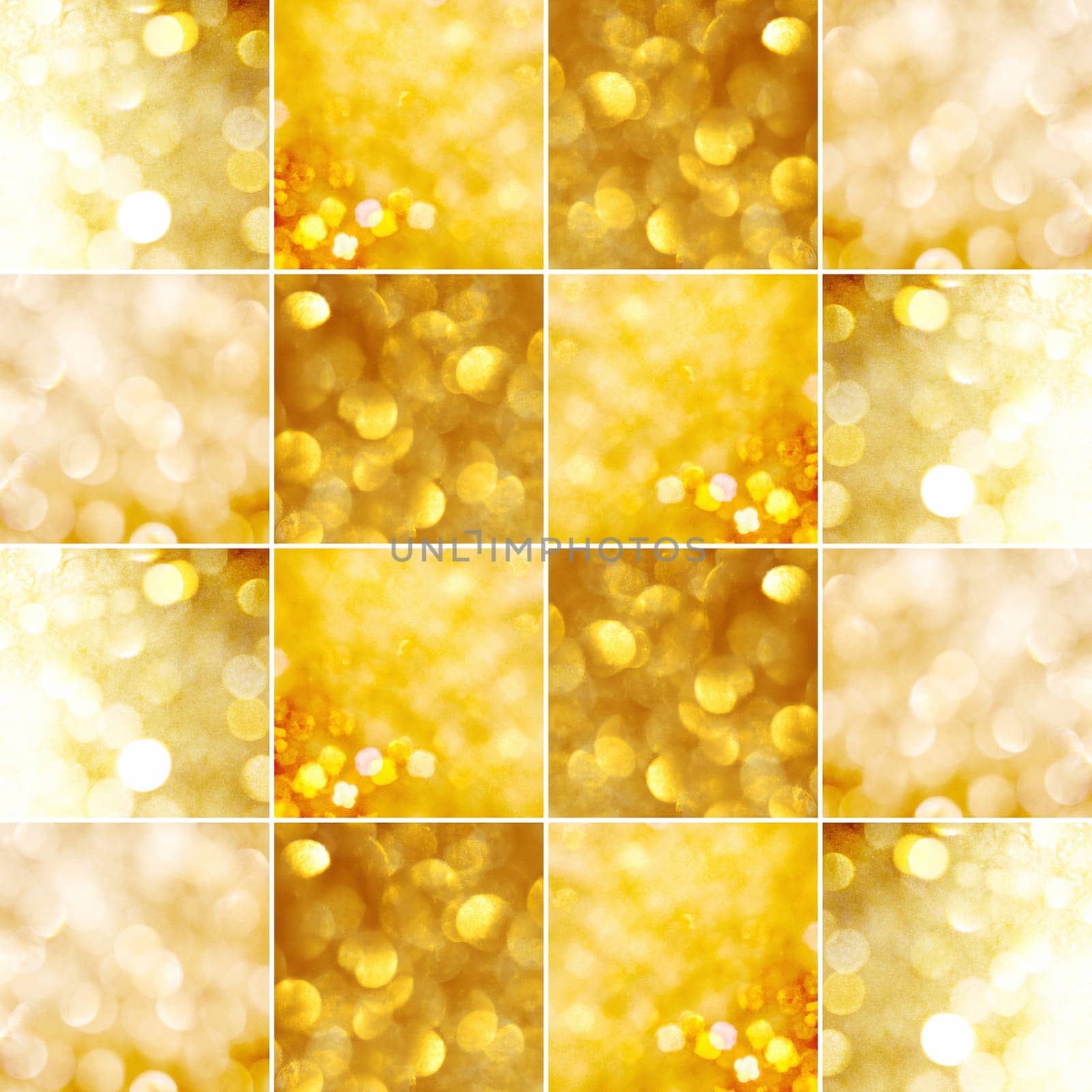 Illustration of Christmas glowing gold background
