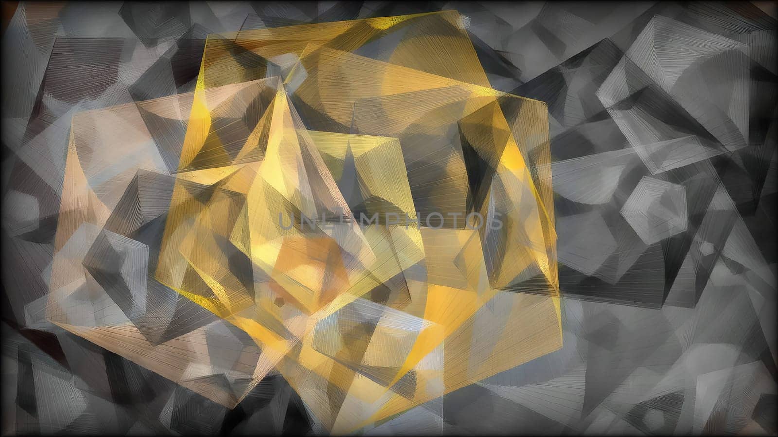 Cubes and triangles hand draw digital art,Cubes and triangles hand draw digital art