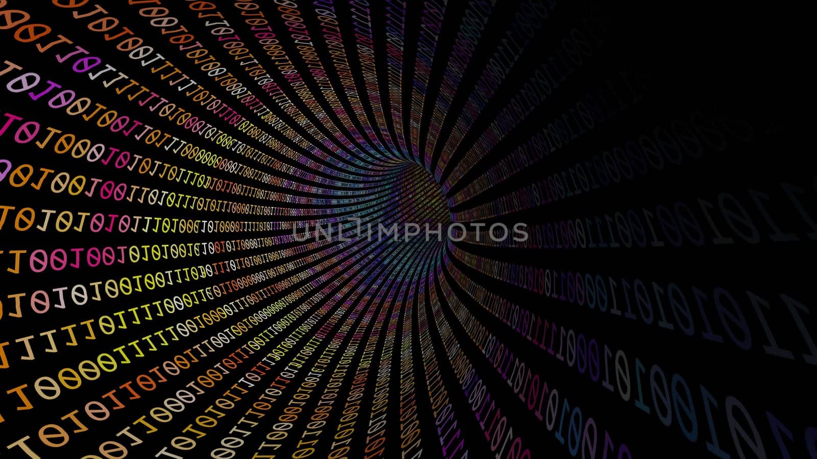 Driving Through Binary Data Tunnel ,Driving Through Binary Data Tunnel