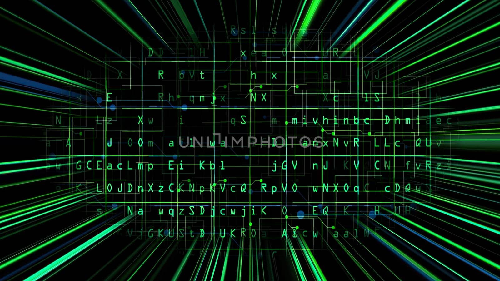 Code data with light rays concept,Code data with light rays concept