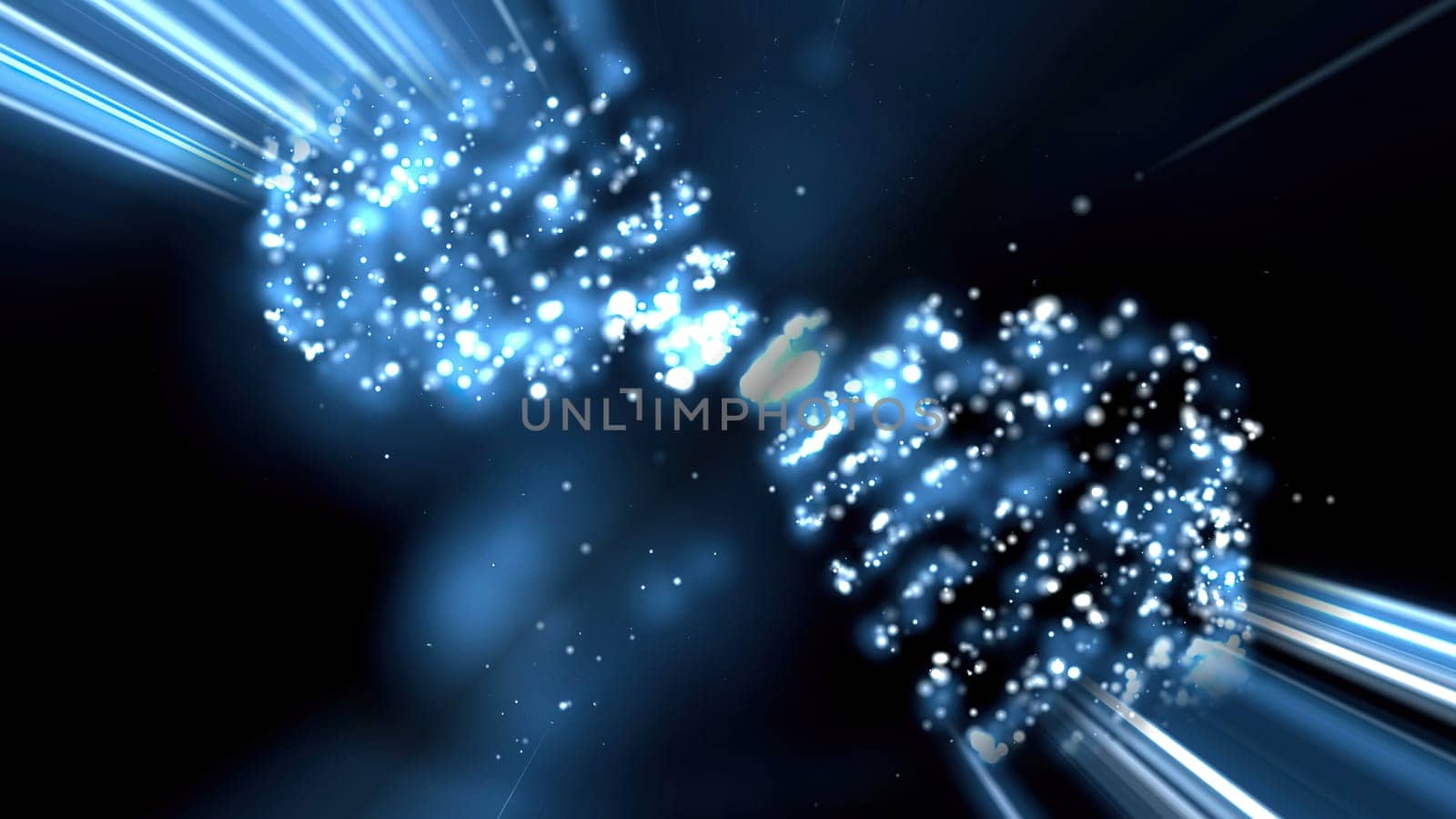 Dna Helix  Molecules On Blue Background,Dna Helix  Molecules On Blue Background