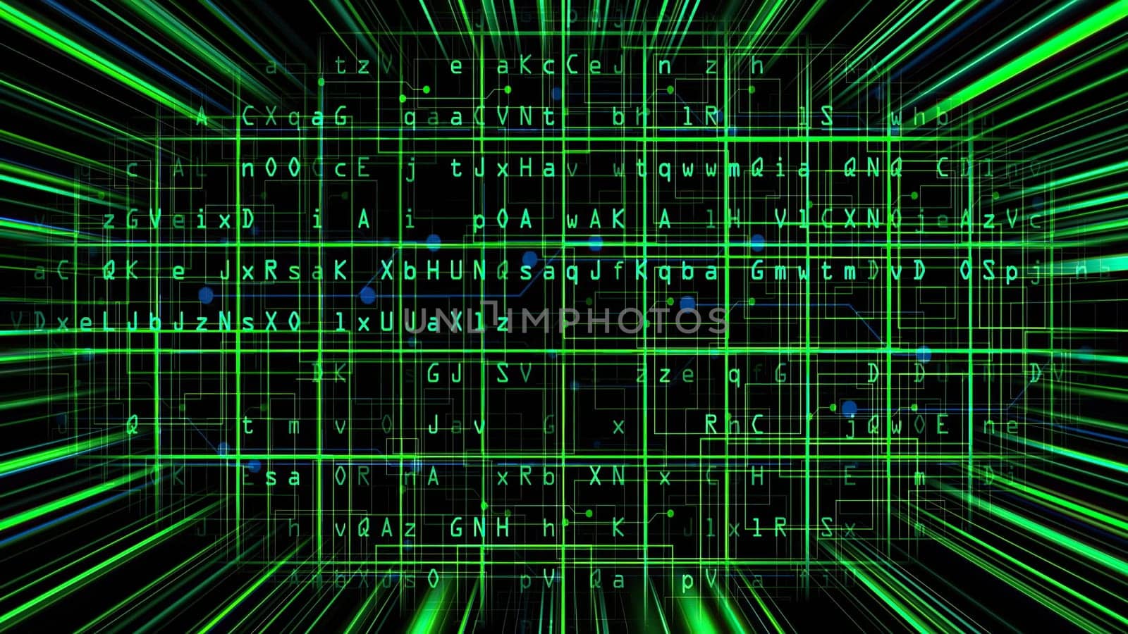 Code data with light rays concept,Code data with light rays concept