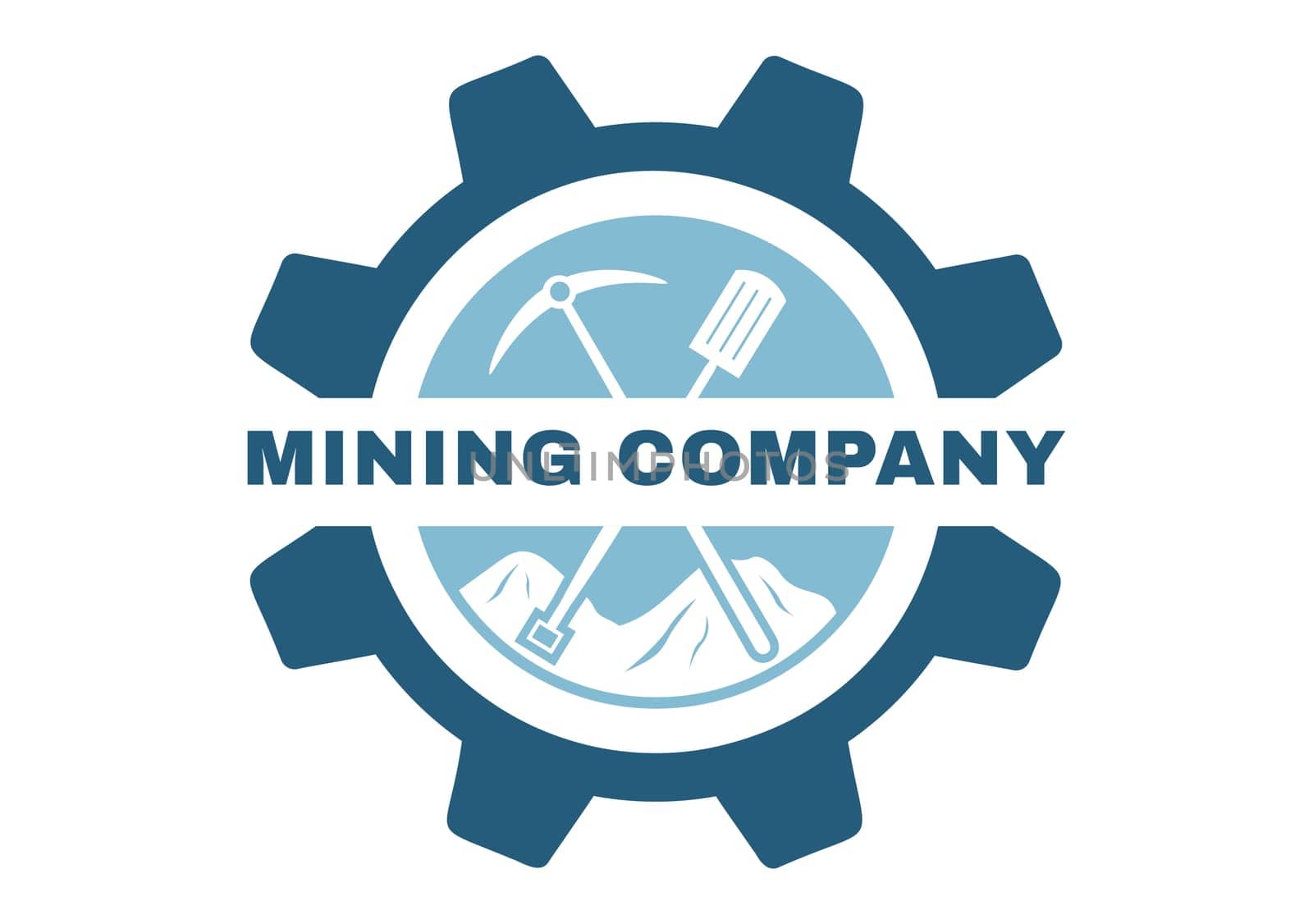 Mining Company with Heavy Yellow Dumper Trucks for Coal Mine Industrial Process or Transportation in Flat Cartoon Hand Drawn Templates Illustration