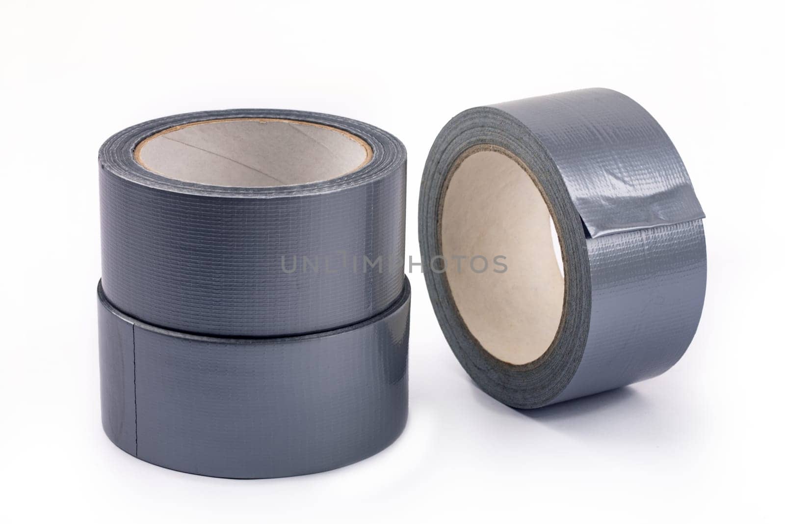 Roll of a dhesive Tape isolated over white background