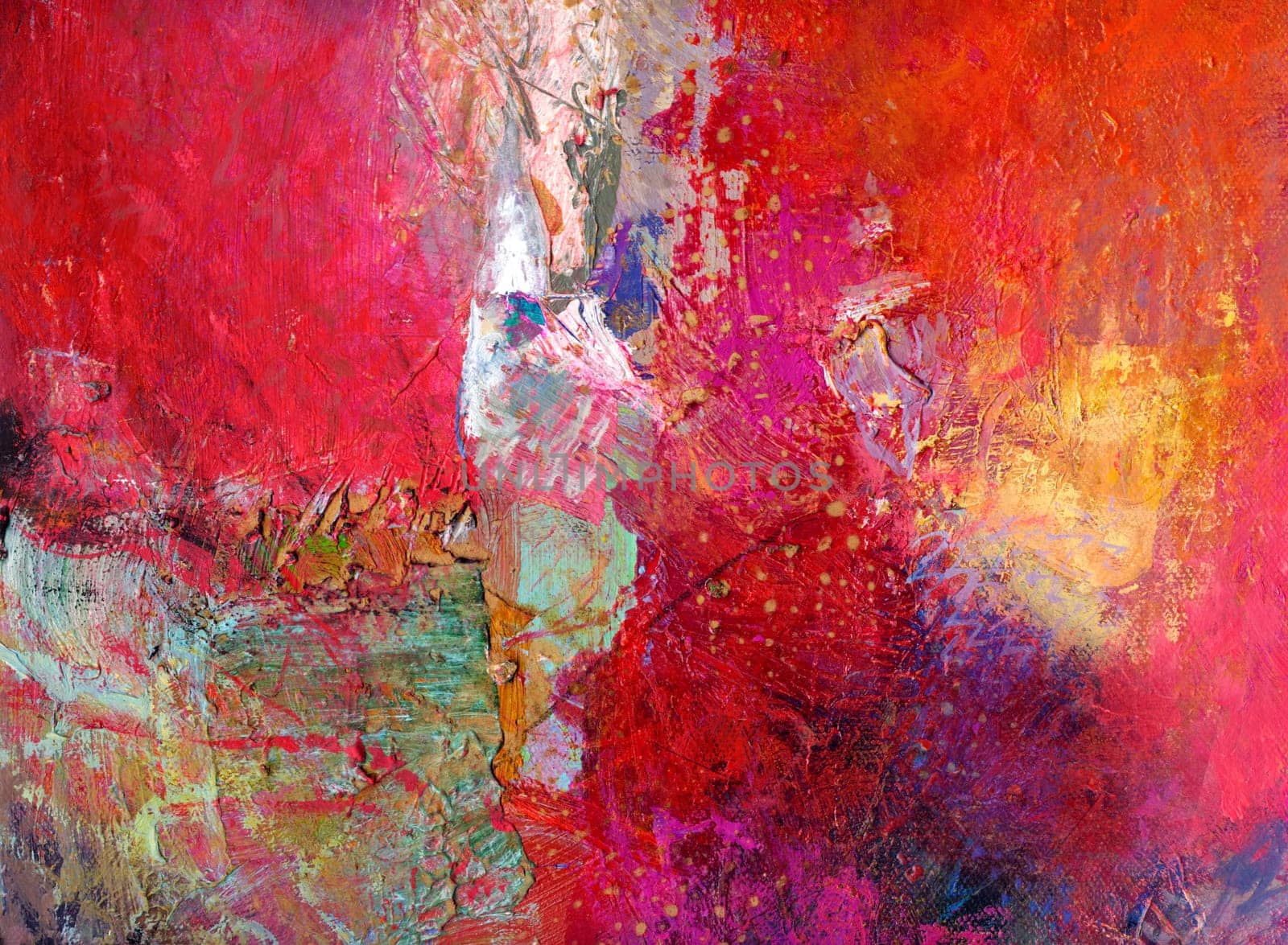 mixed media painting graphic textures contemporary pastos