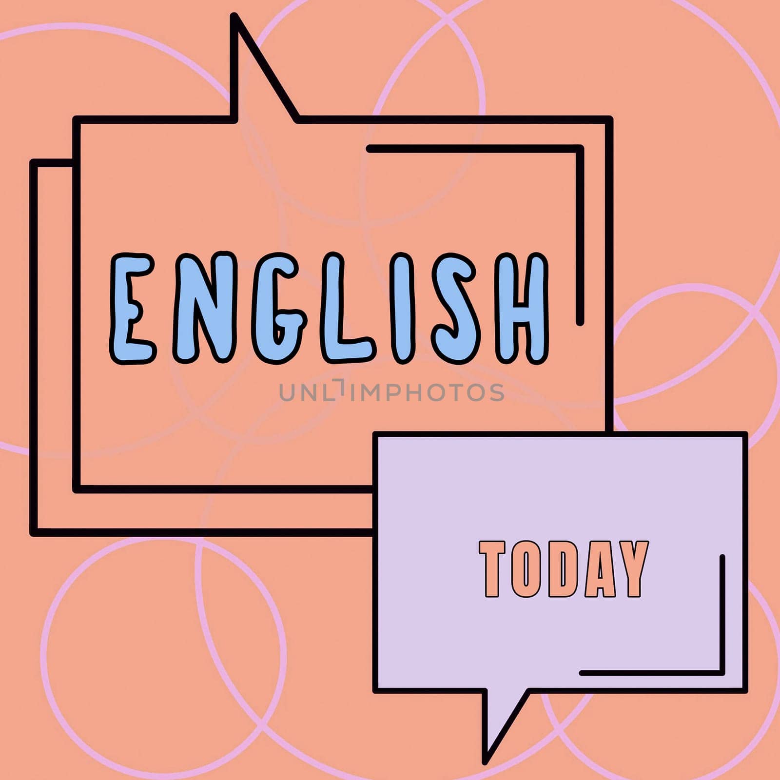 Handwriting text English, Business idea possible communication between countries the only common language