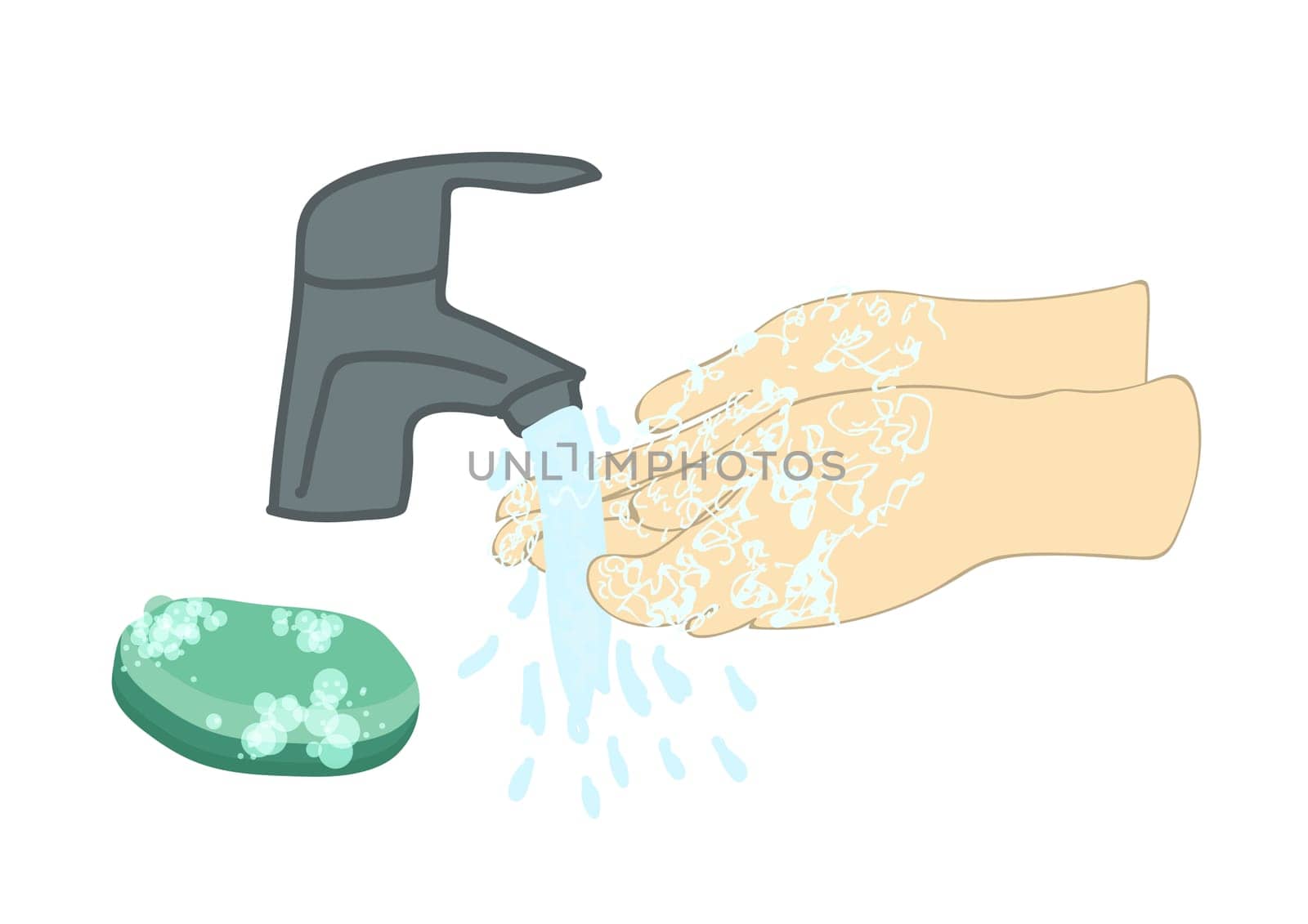 Soap isolated on a white background. Antiviral agent. Coronavirus protection. Hygiene.