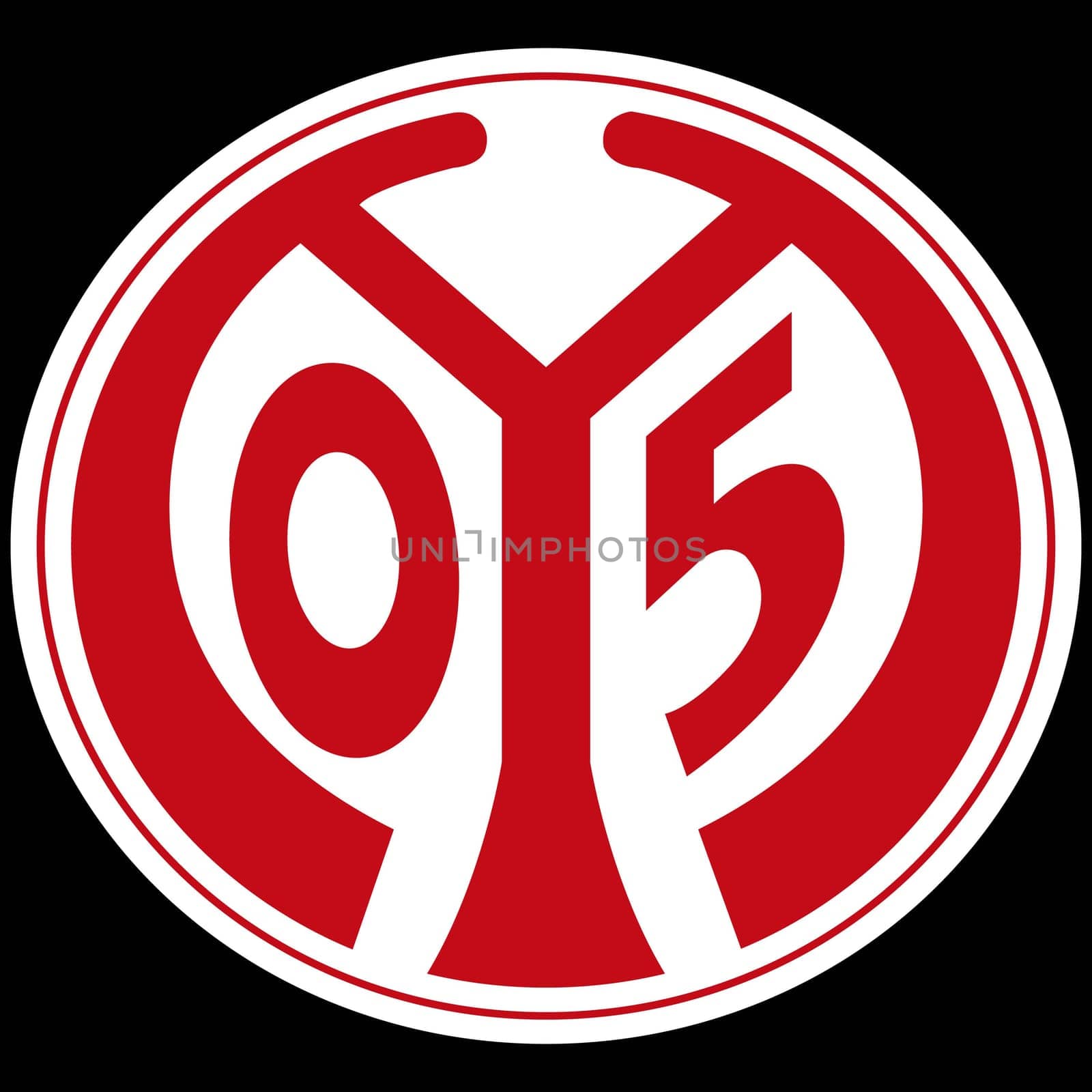 Frankfurt am Main, Germany - 10.23.2022 Logo of the German football club Mainz 05. Vector image
