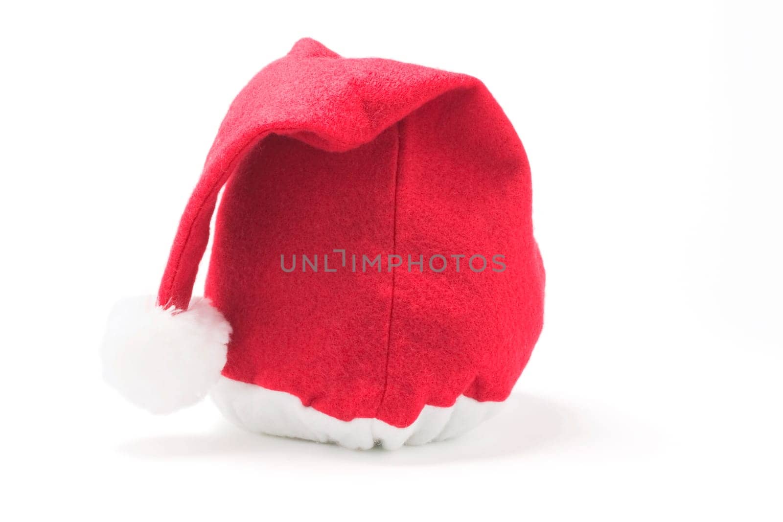 Santa Hat on White Background