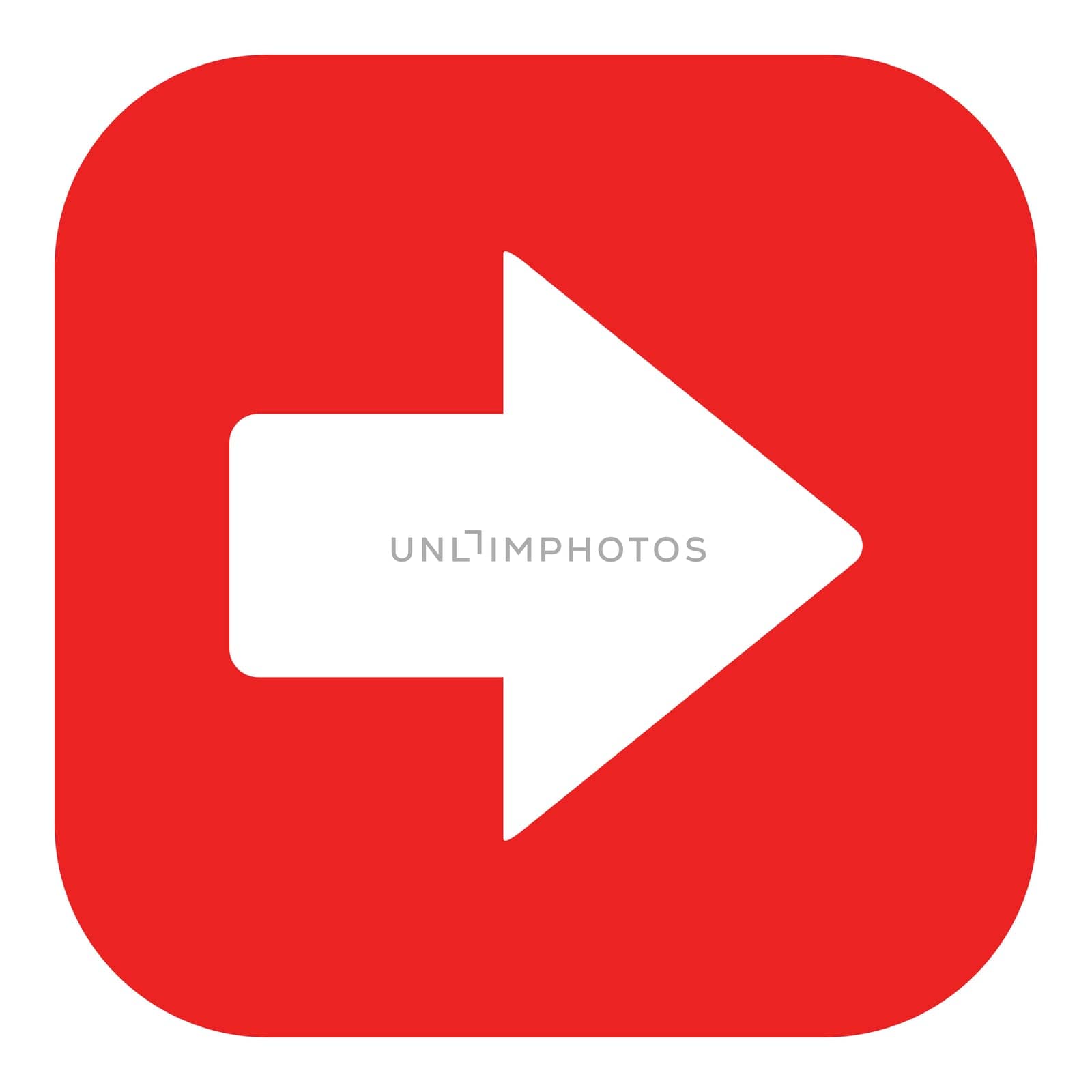 Right arrow and app icon
