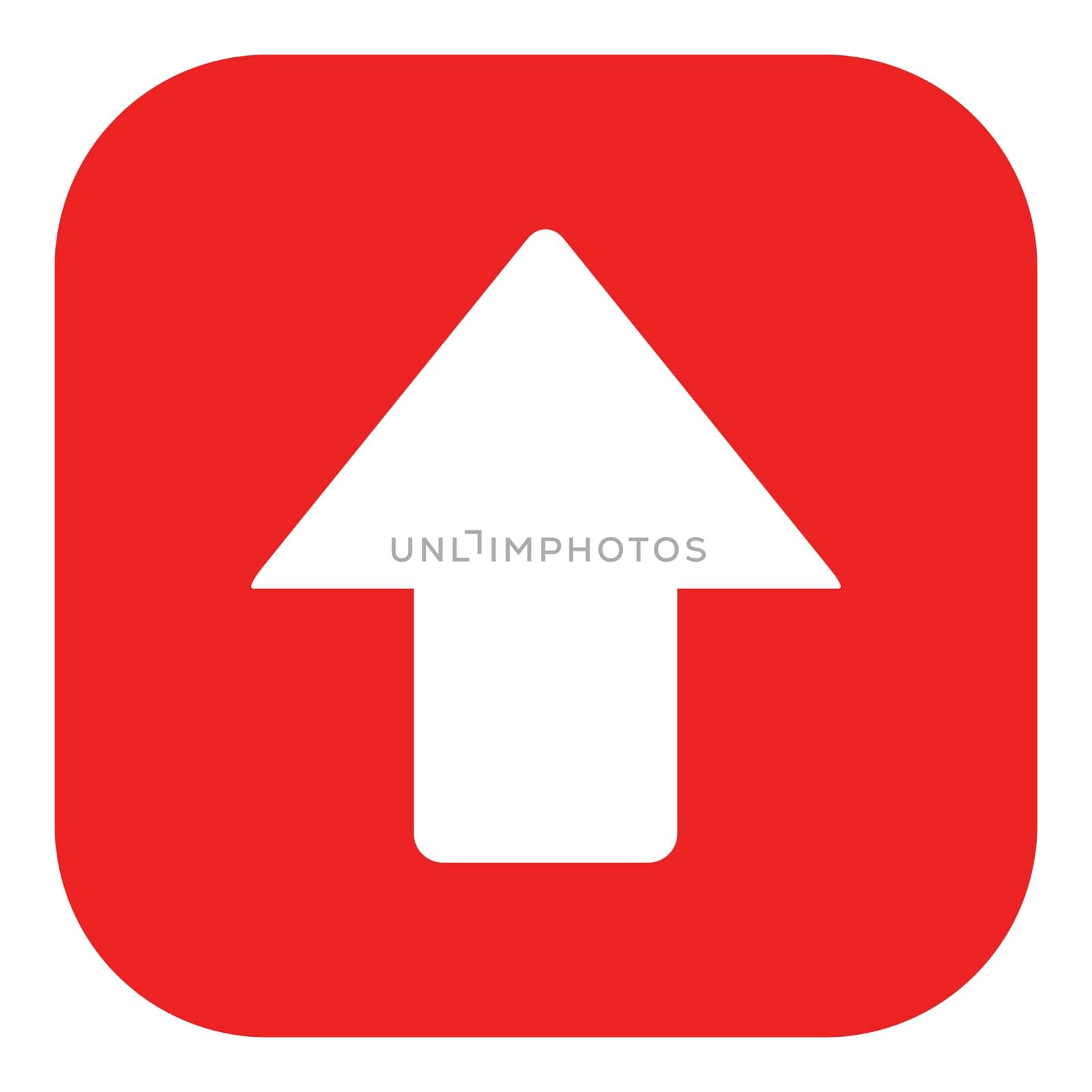 Up arrow and app icon
