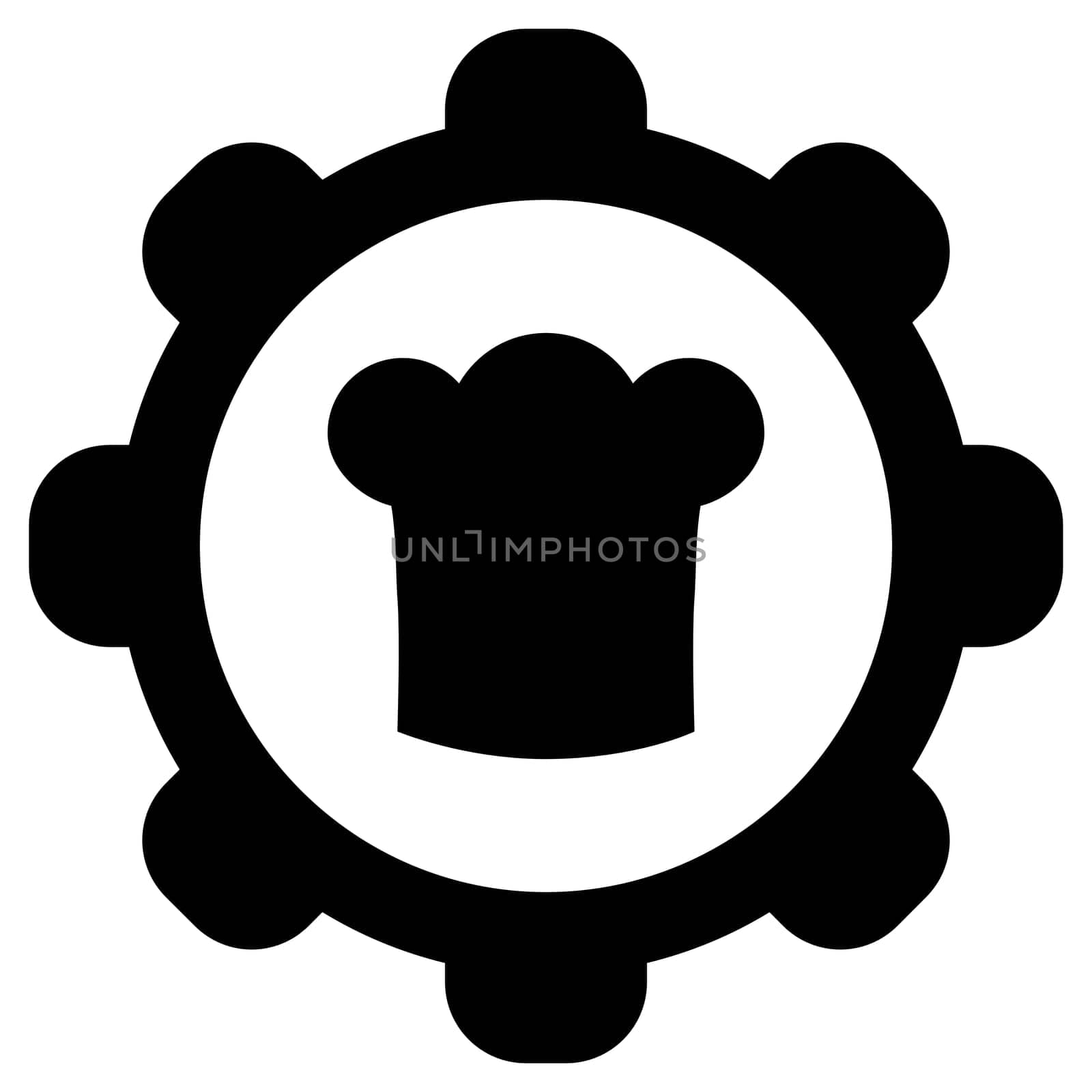 Chef hat and wheel