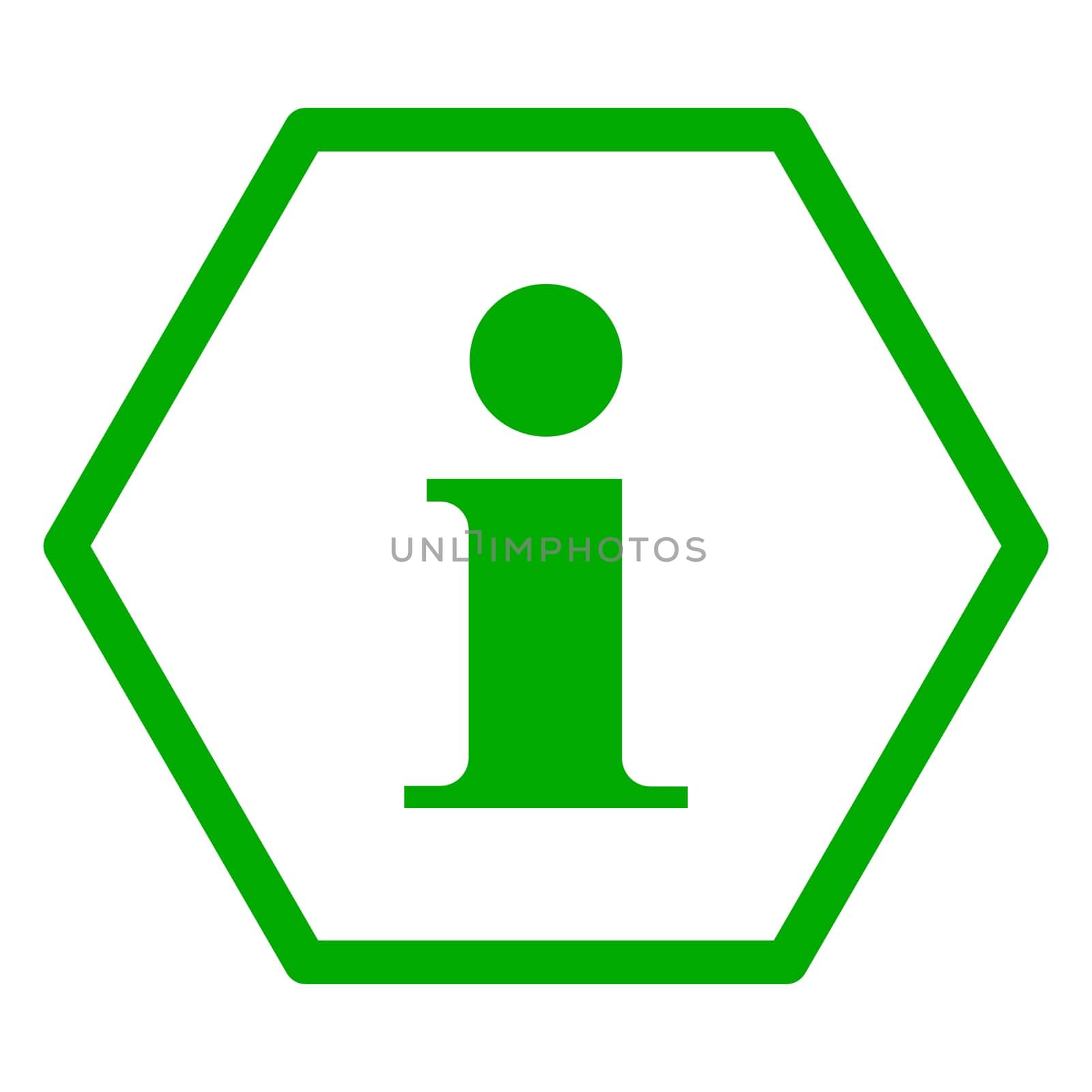 Information and hexagon