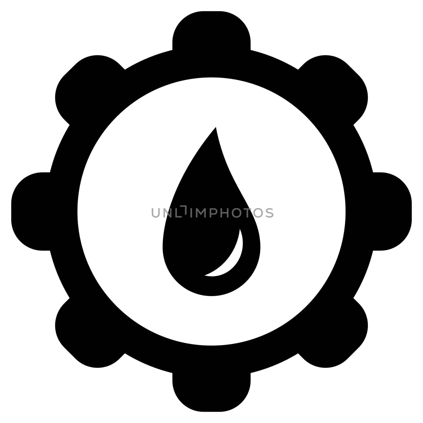 Water drop and wheel