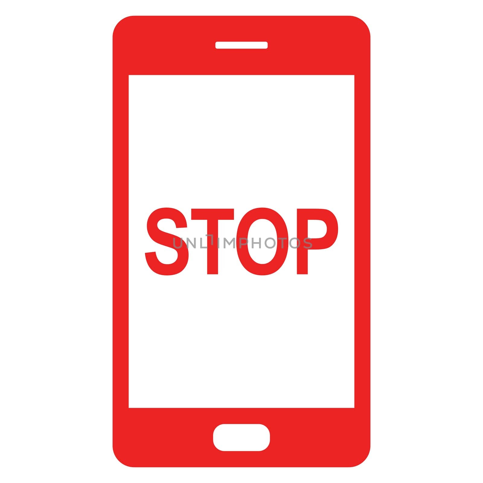 Stop and smartphone