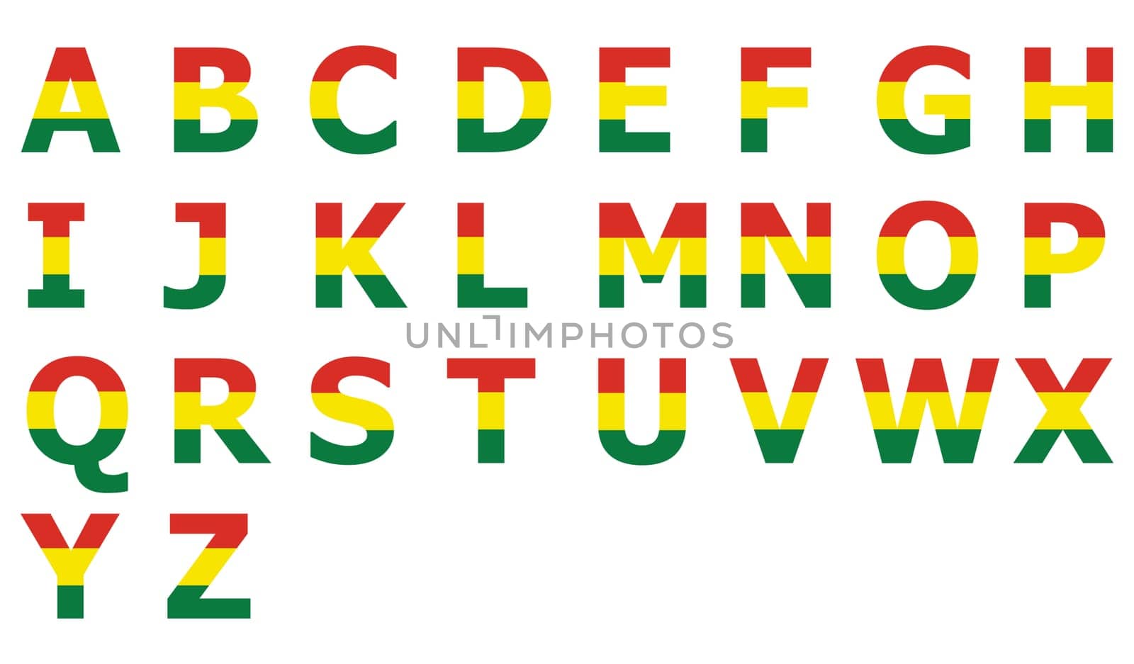 3D Flag of Bolivia on a text background.