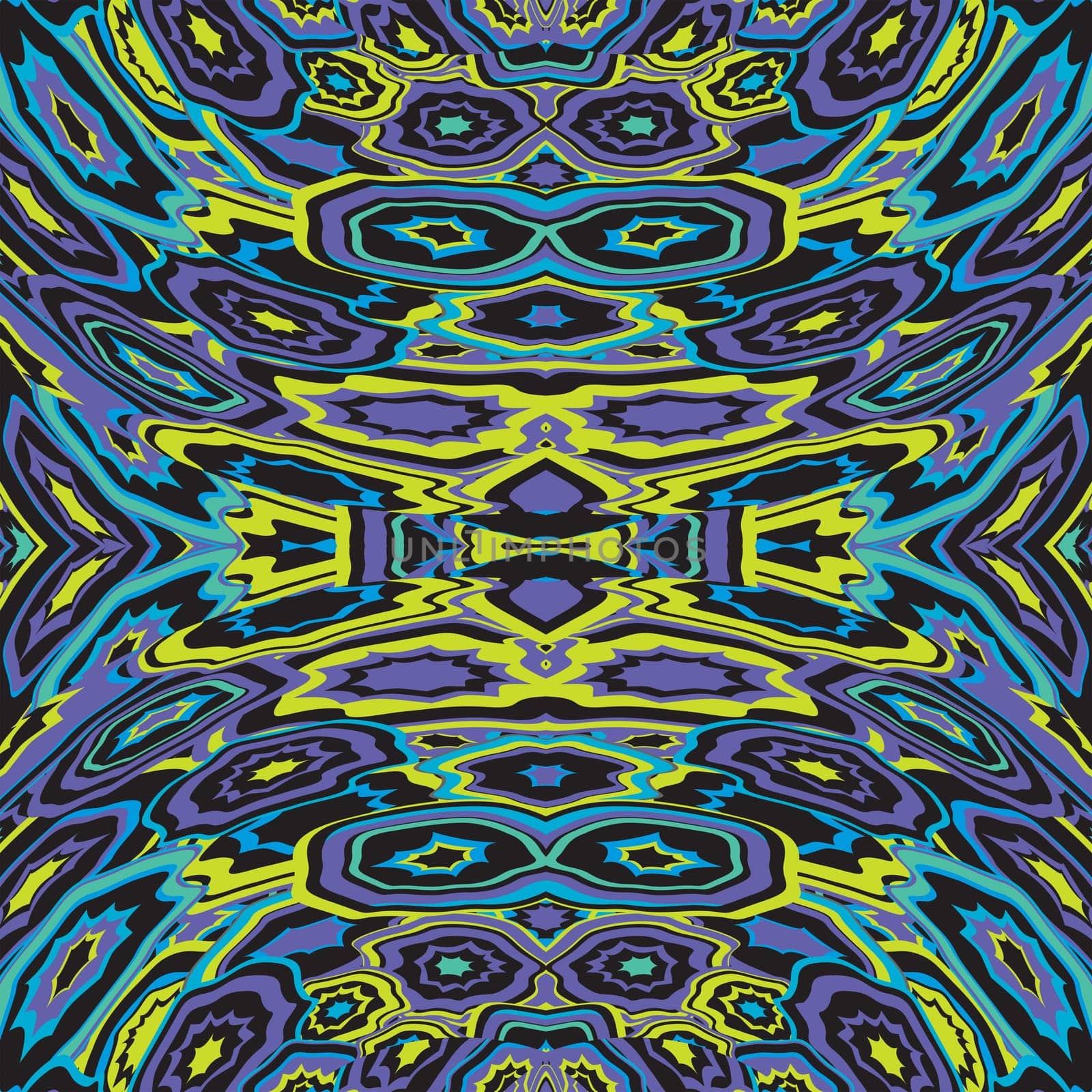Abstract geometric pattern design like kaleidoscope
