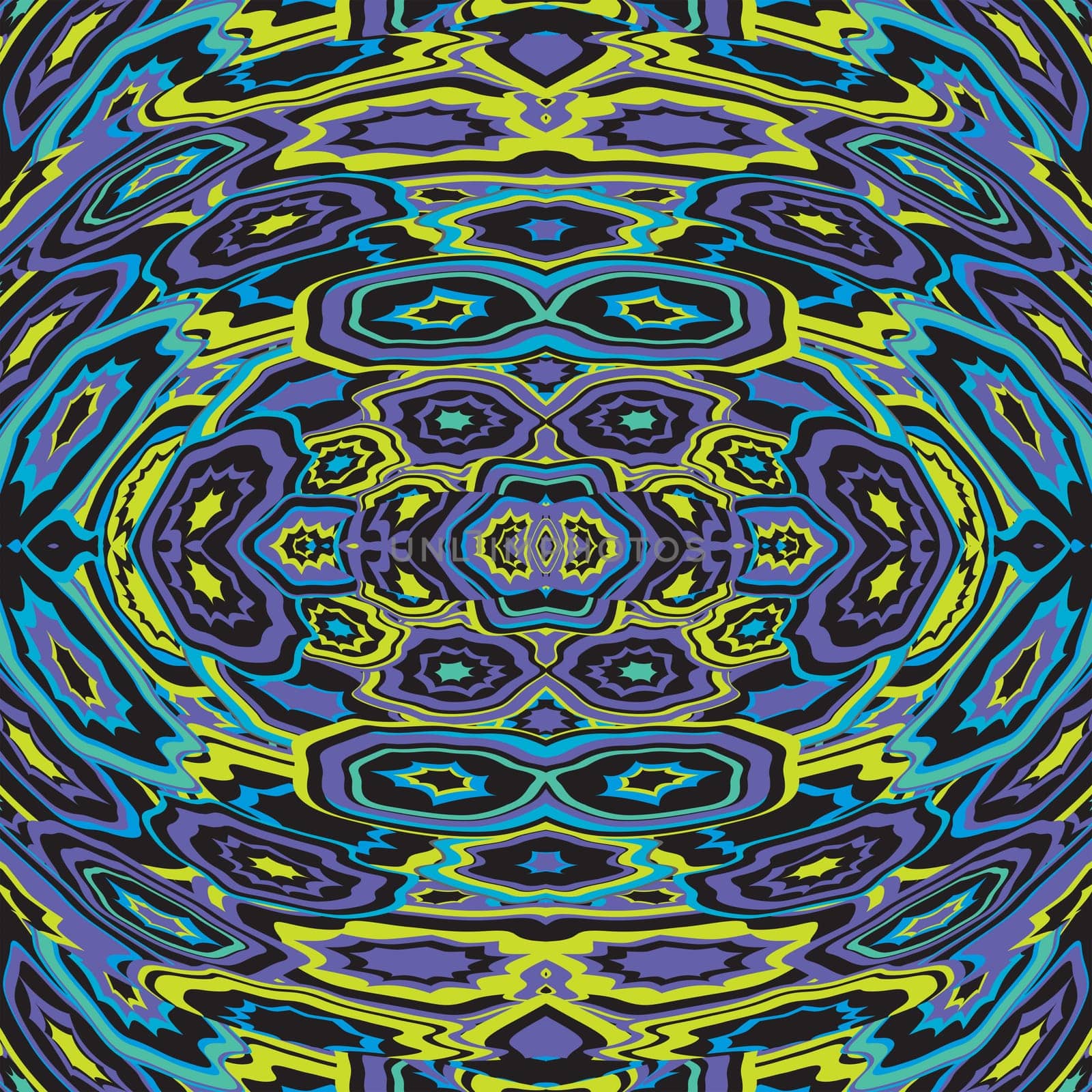 Abstract geometrical pattern design like kaleidoscope