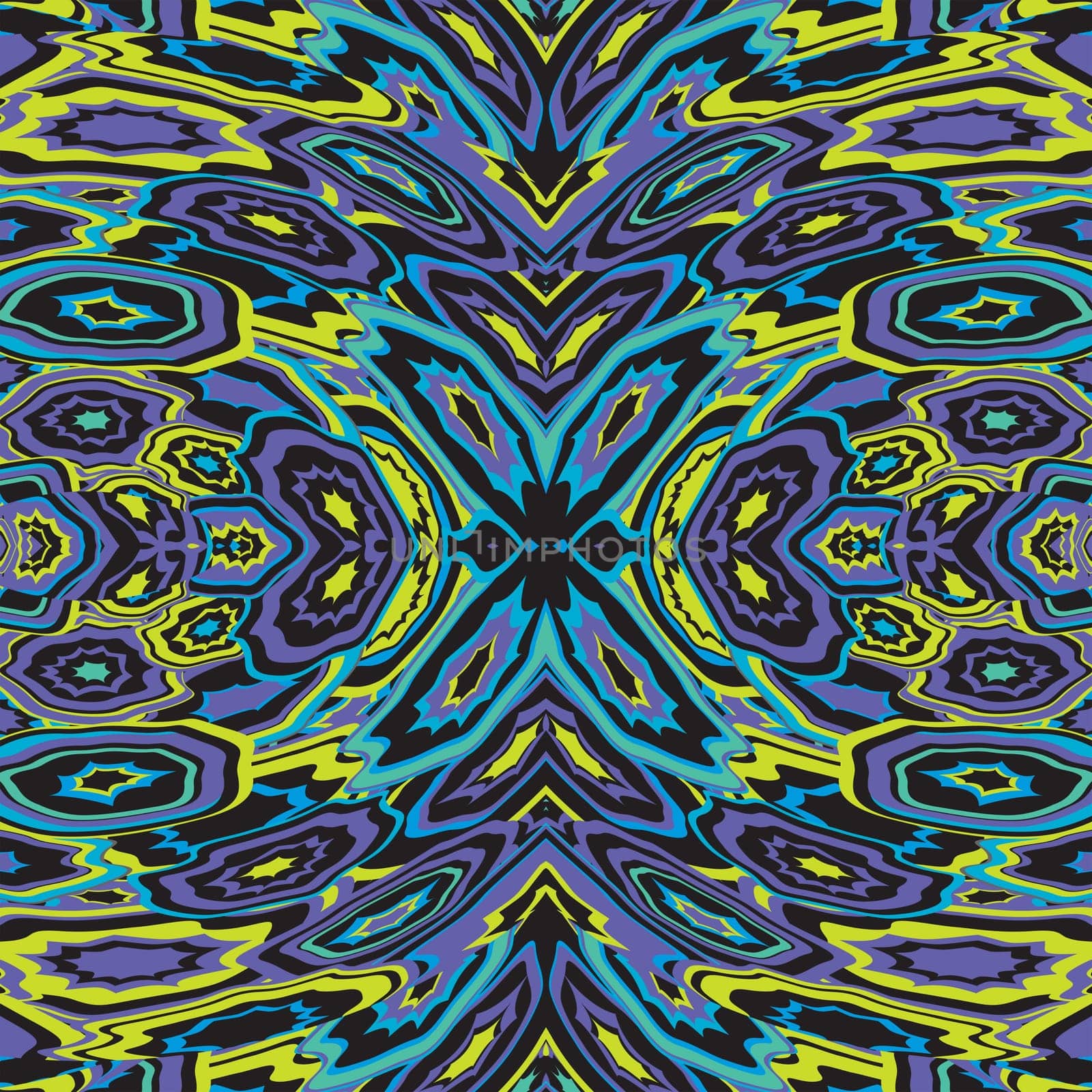 Geometric pattern design like kaleidoscope