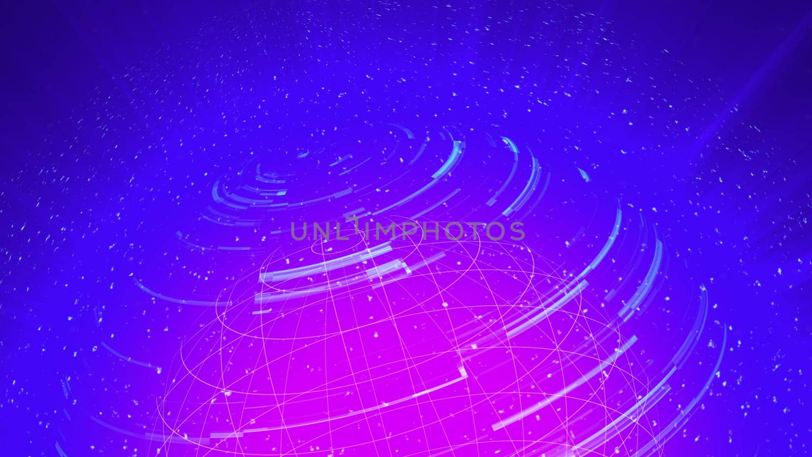 Digital world map. Computer generated 3d render