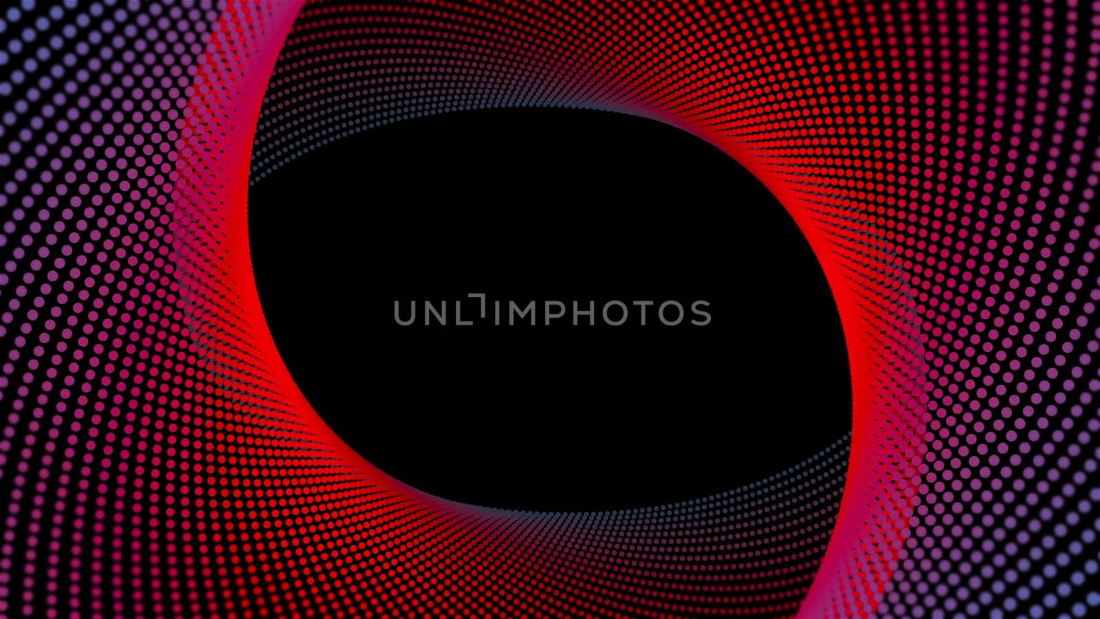 Radial particles. Computer generated 3d render