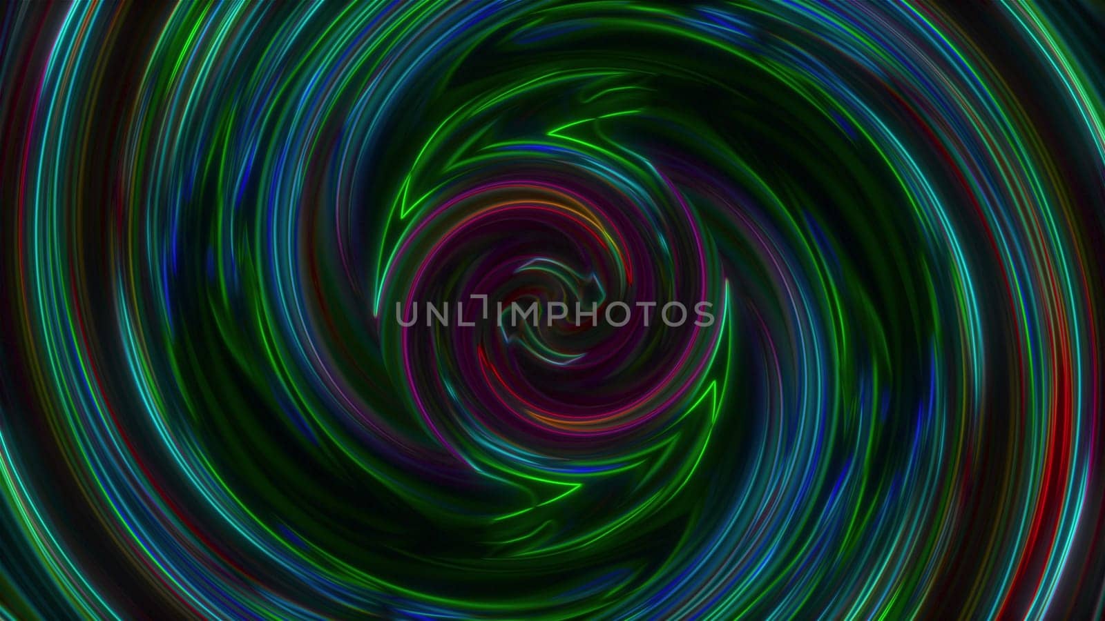 Colorful twirl. Computer generated 3d render