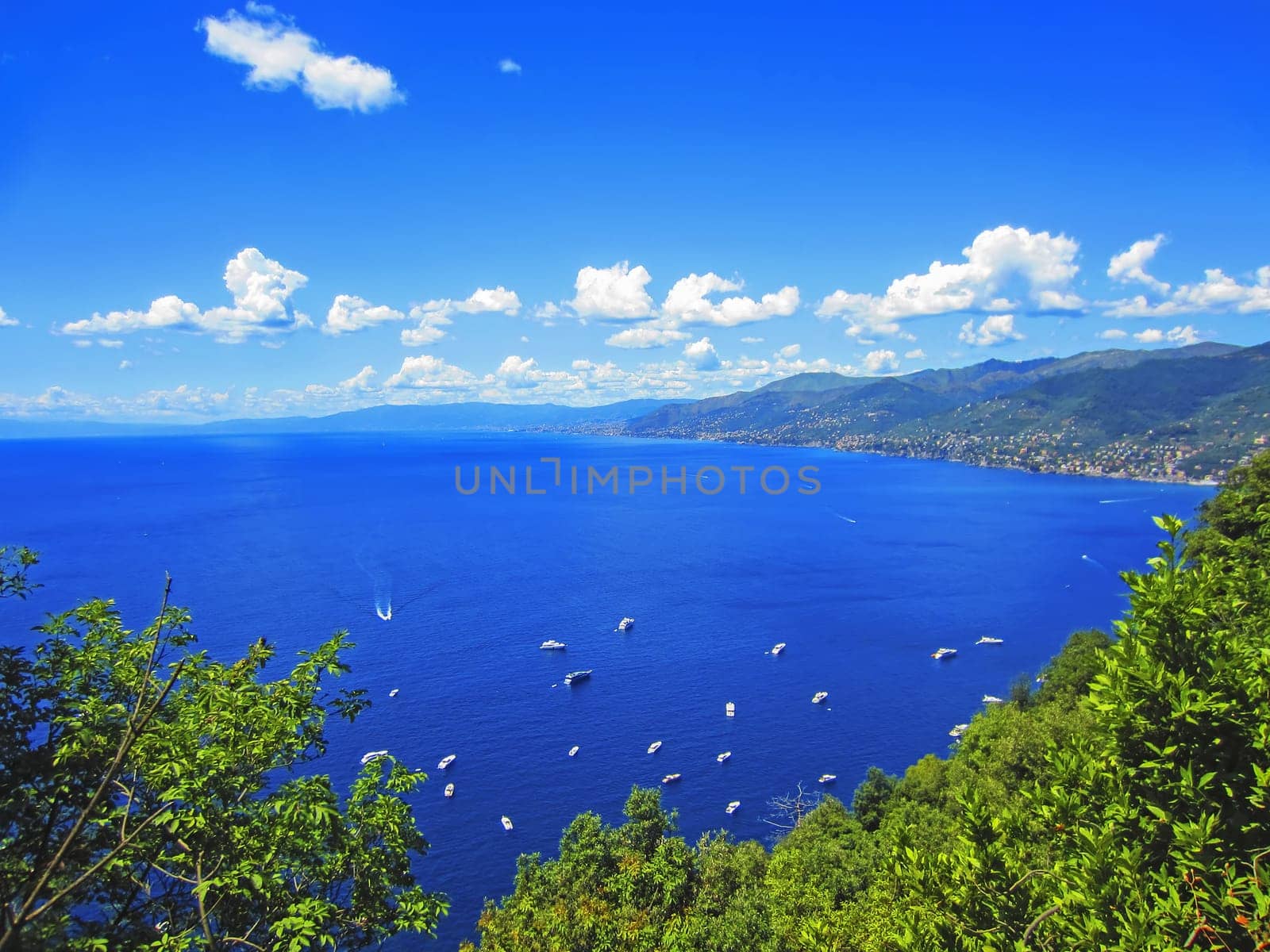 Mediterranean Coast in Liguria, Italy