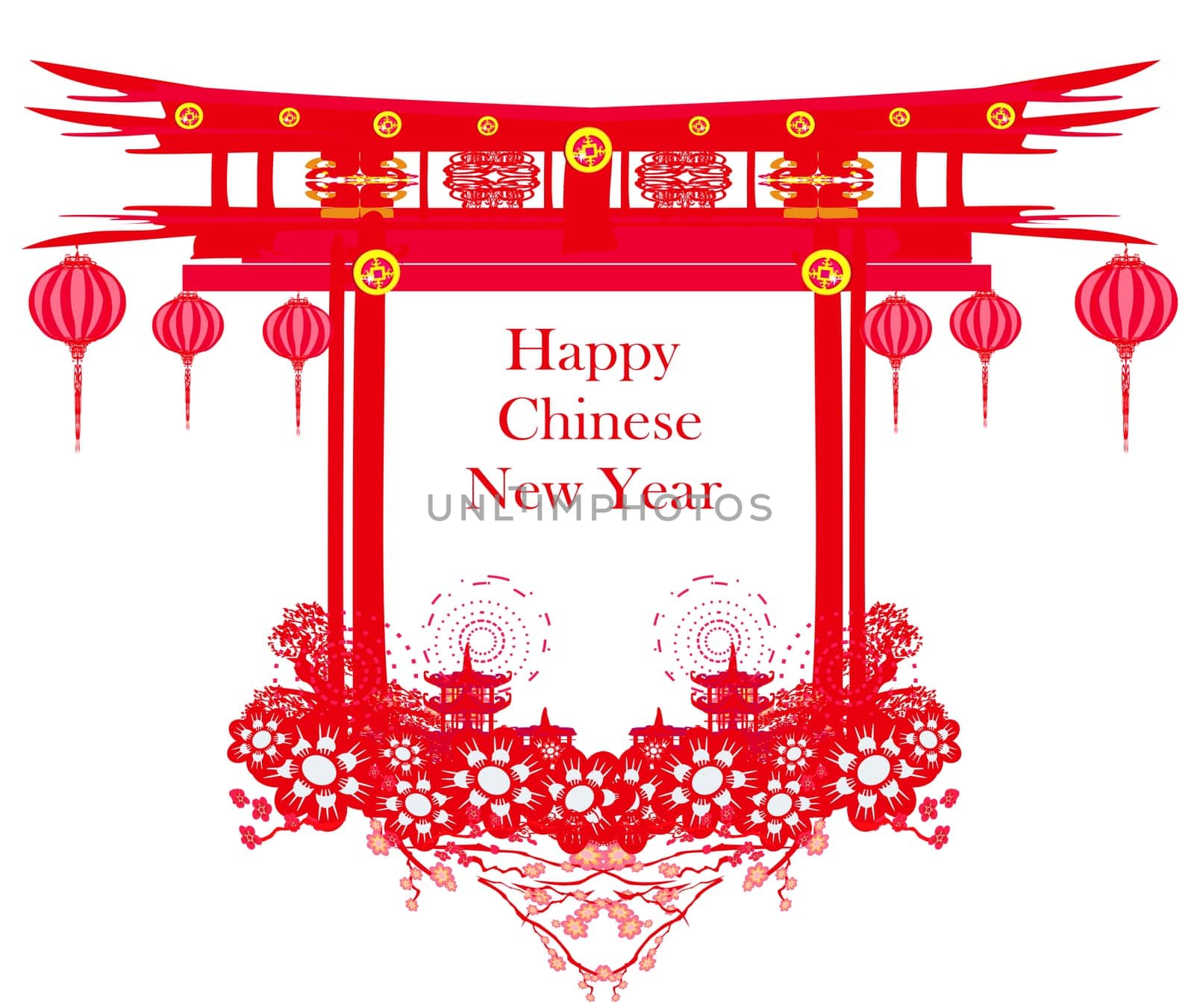 Mid-Autumn Festival for Chinese New Year - card