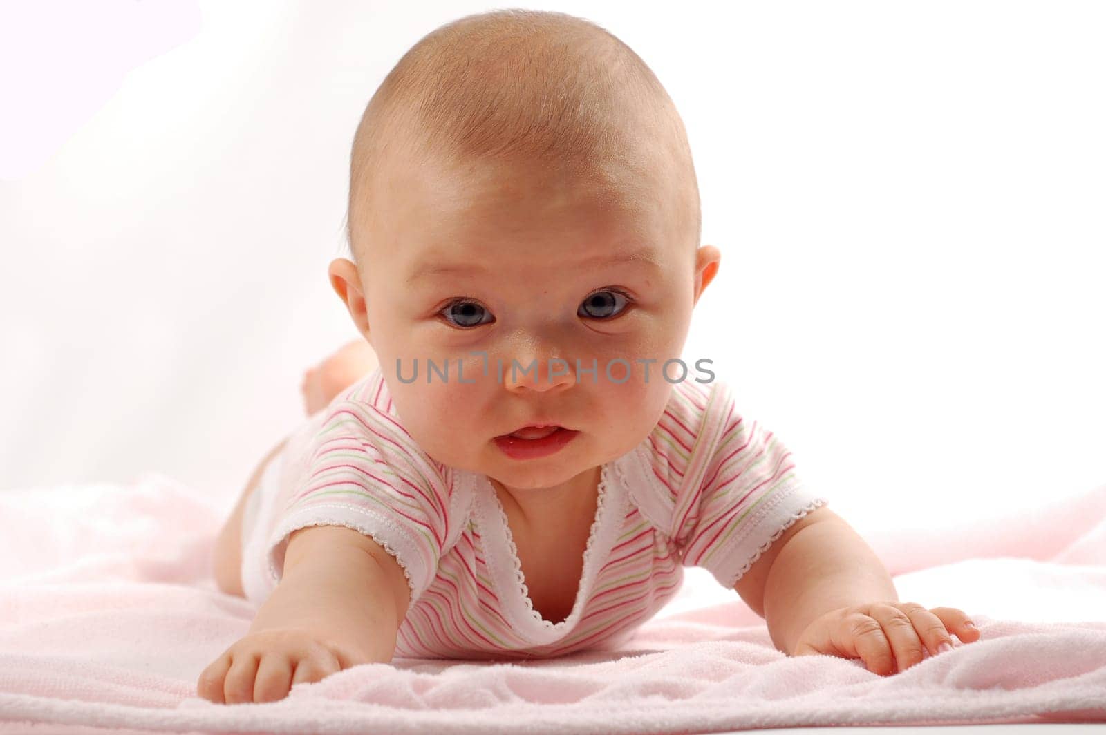 happy baby girl
