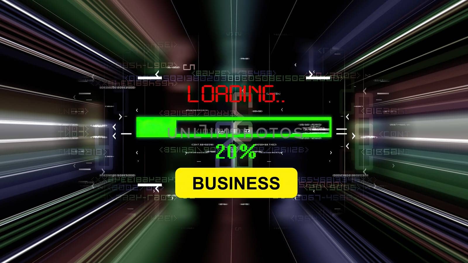 Business loading progress bar on the screen,Business loading progress bar on the screen
