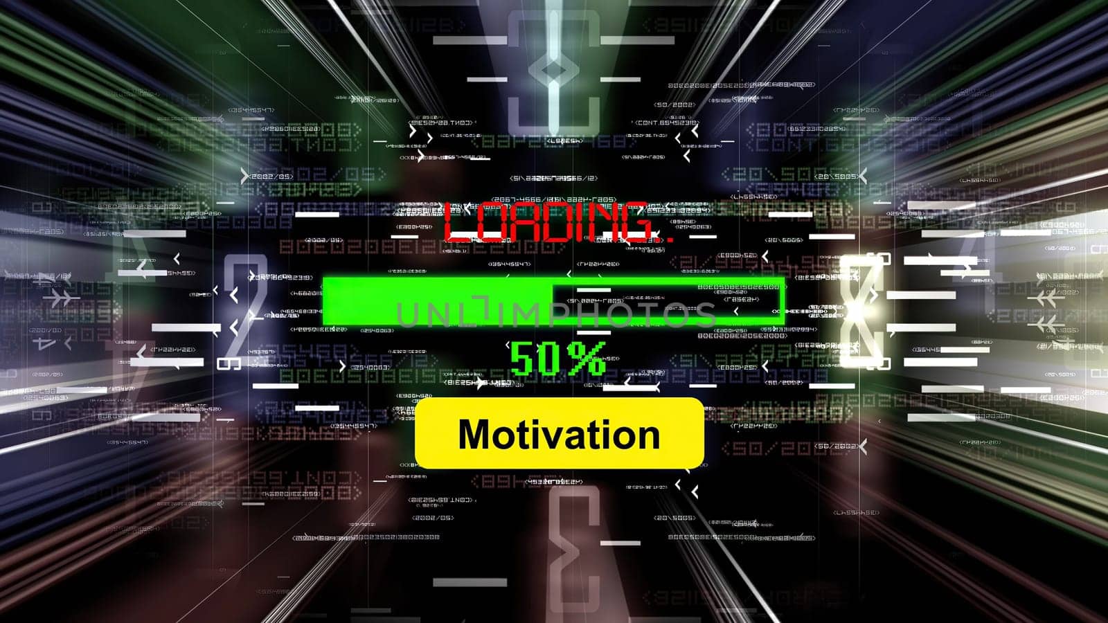 Motivation loading  progress bar on the screen,Motivation loading  progress bar on the screen