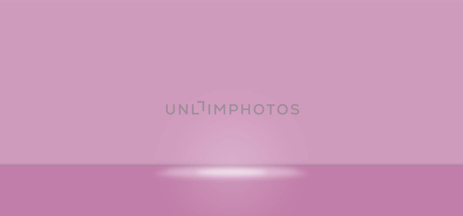 Blank Pink Lavender color abstract with empty product display platform, modern studio, wall scene fashion, stage podium floor and colorful presentation simple art spotlight summer banner. 3D rendering.