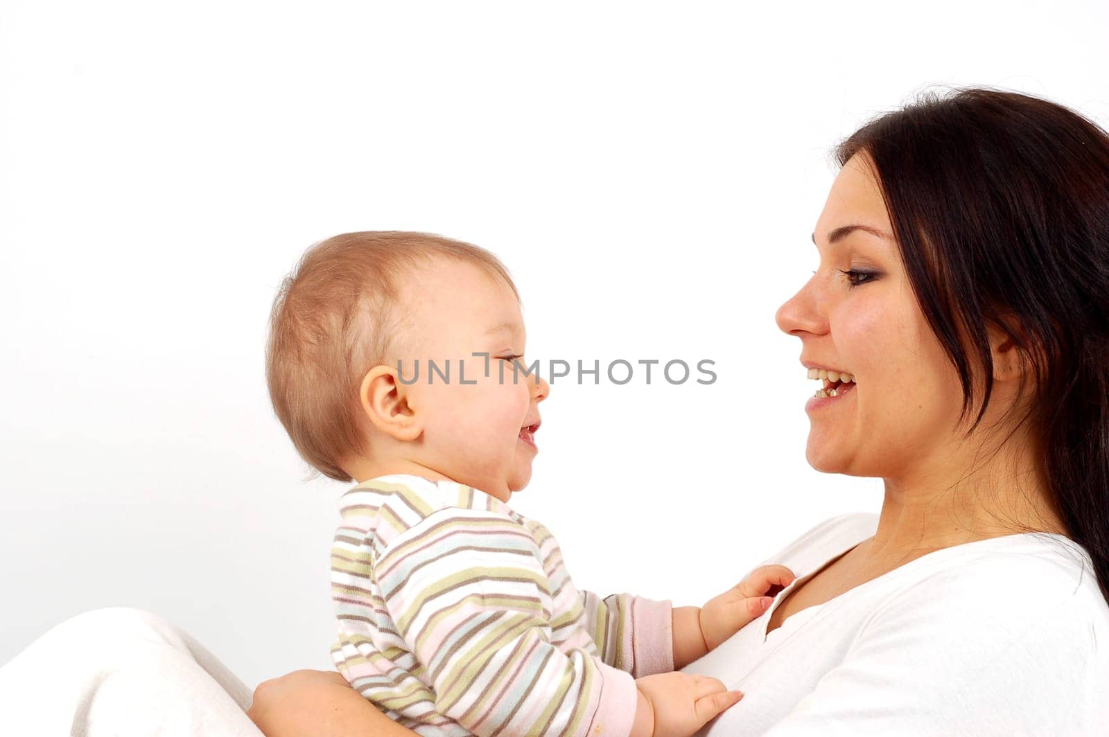 mother and baby girl