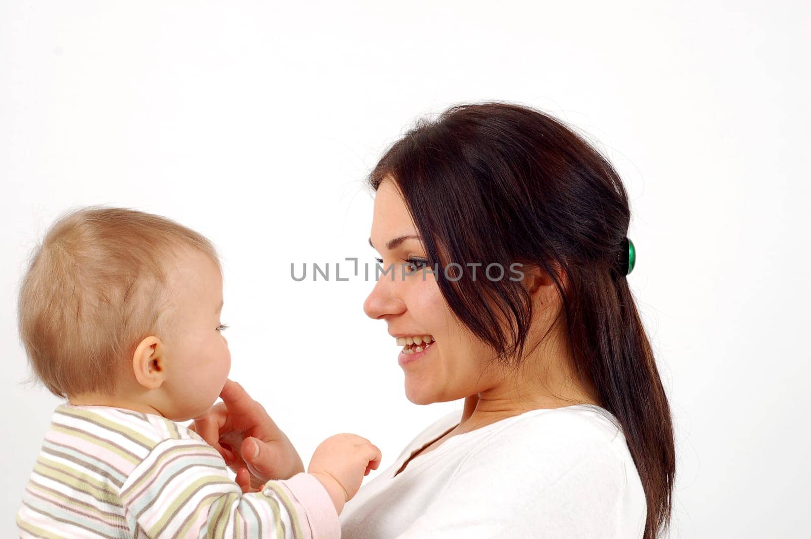 mother and baby girl