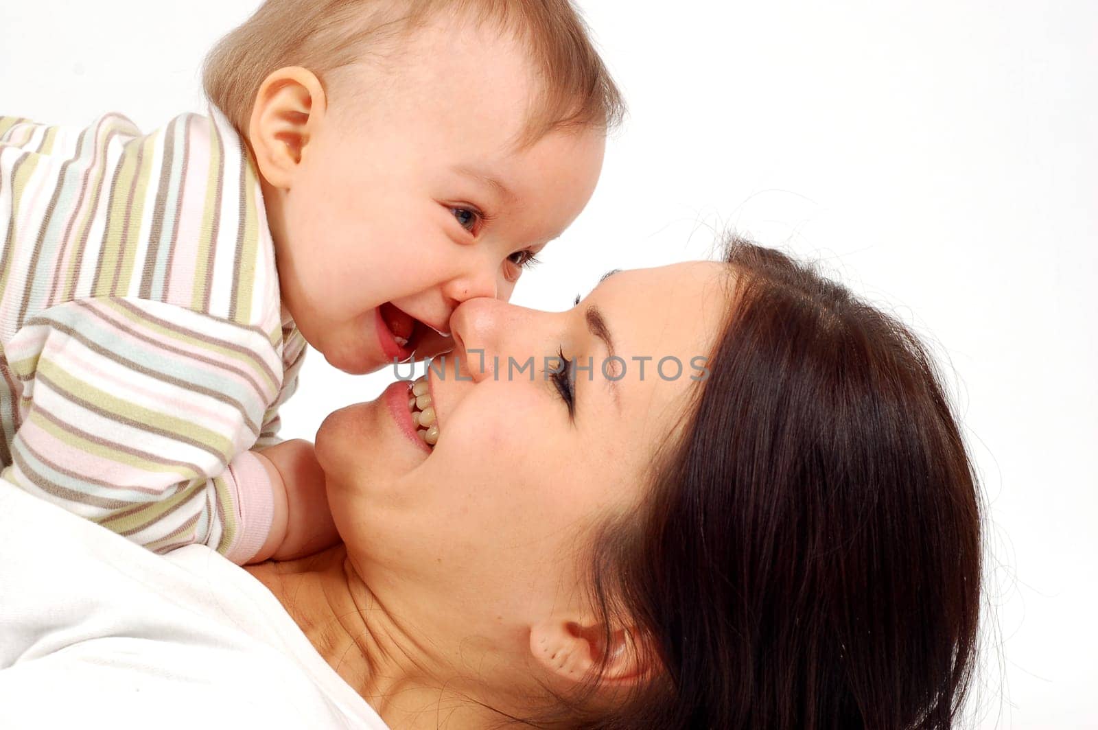 mother and baby girl