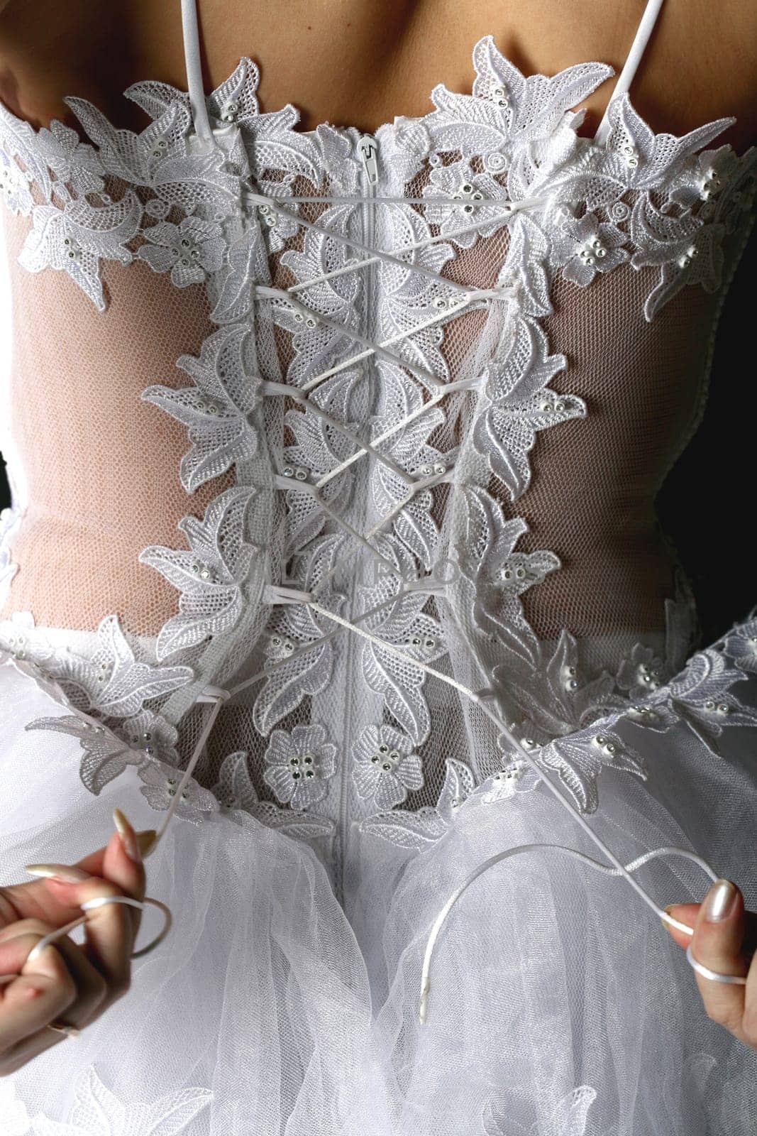 back of the bride beautiful