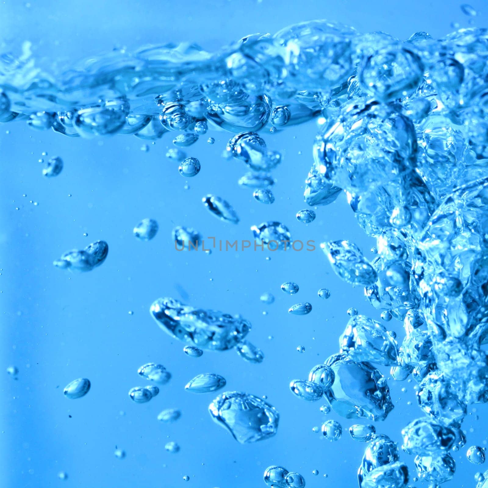 water bubbles macro close up