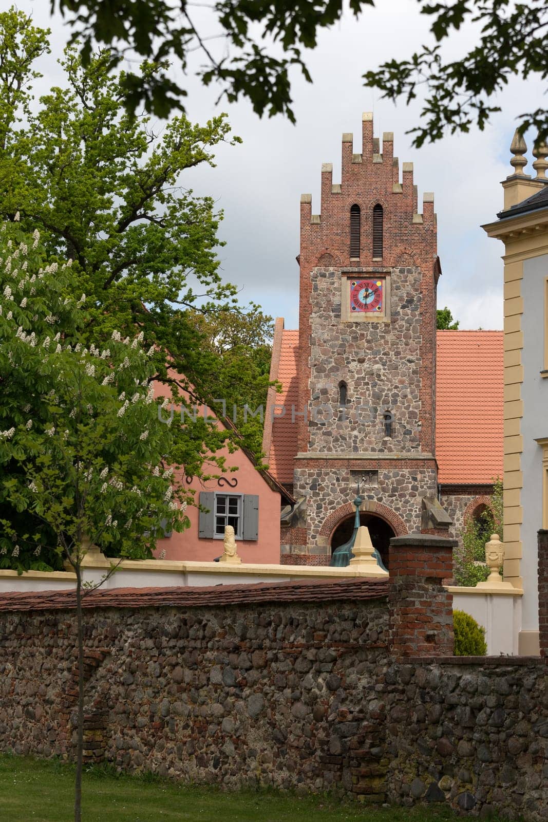 Church tower on a property in Liebenberg