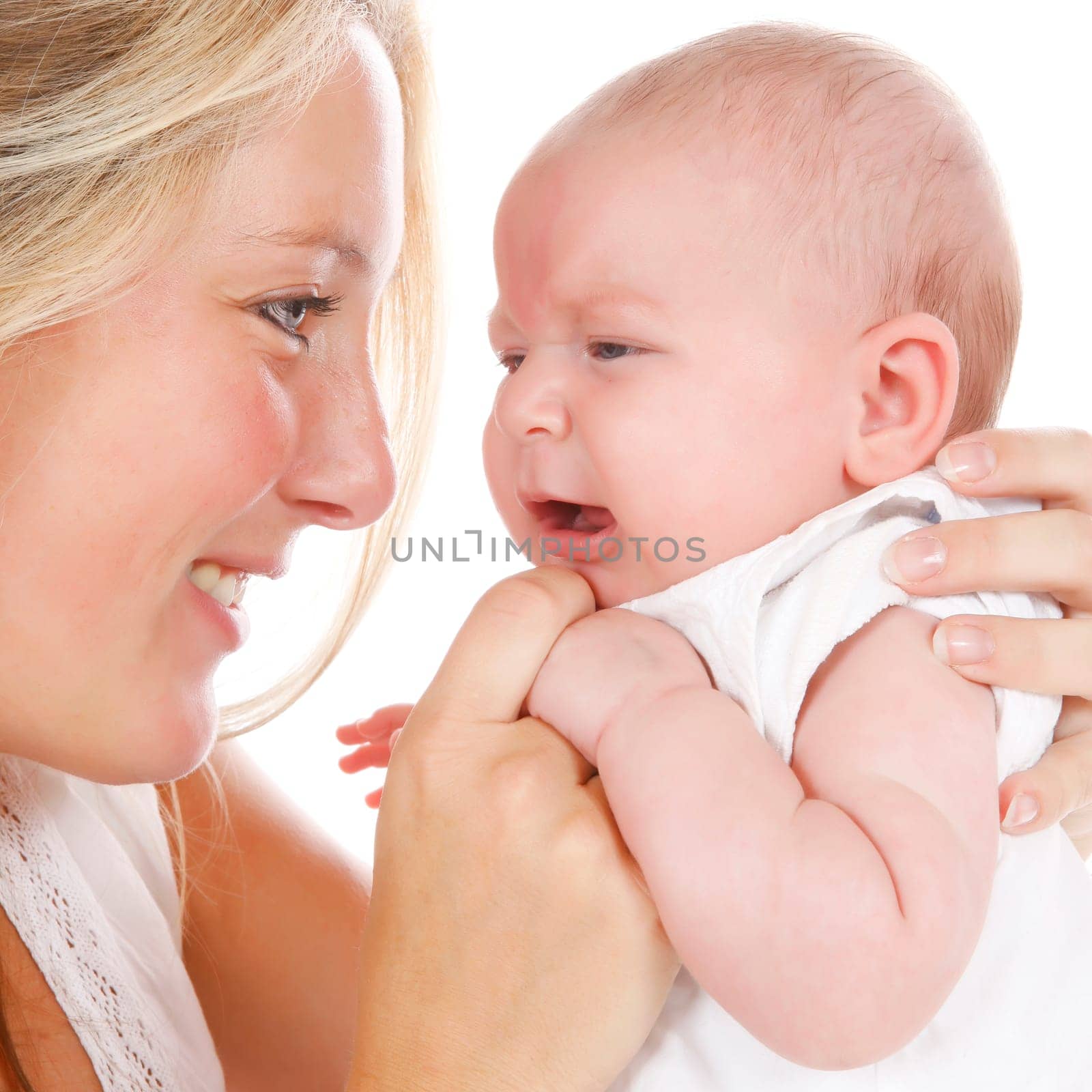 Love between mother and her new born baby