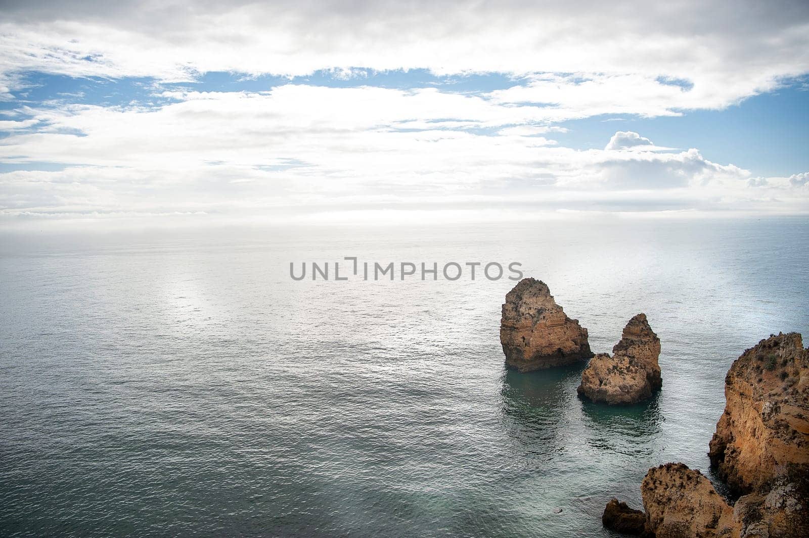 The rock formation of Ponta de Piedade - Lagos - Portugal.............................................