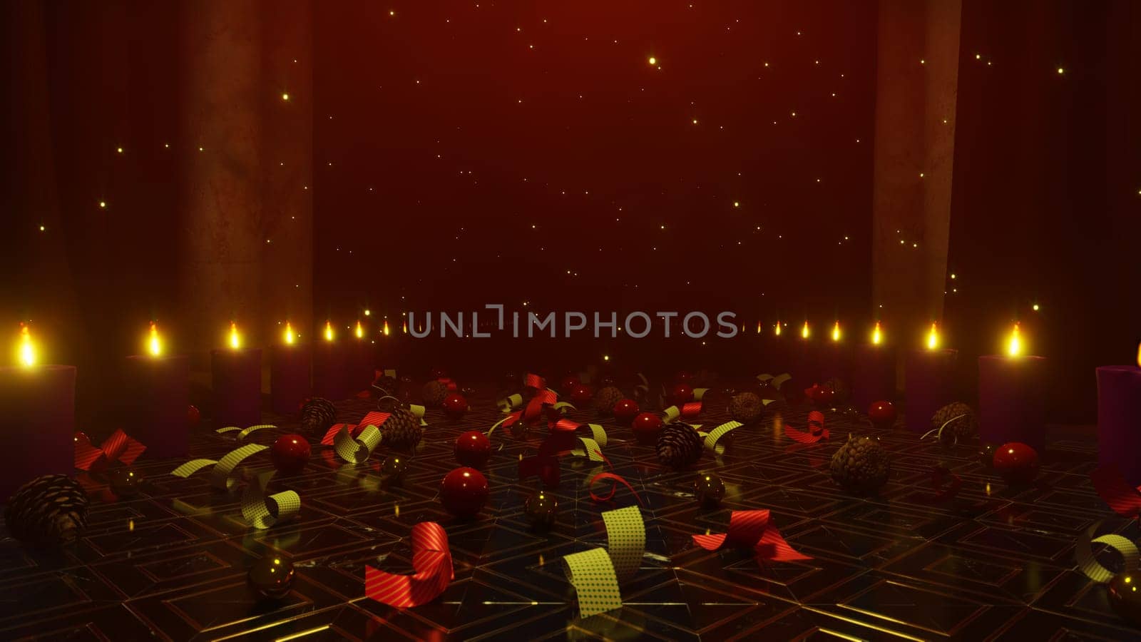 3D illustration Background for advertising and wallpaper in festival  and celebrate scene. 3D rendering in decorative concept.