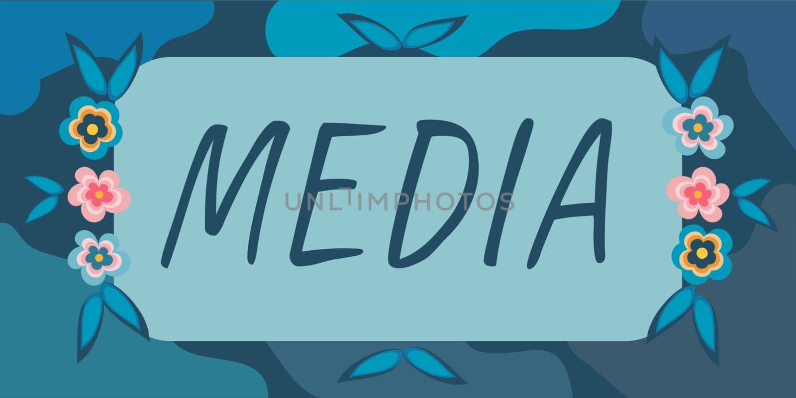 Inspiration showing sign Media, Word for communication outlets or tools used to store and deliver information