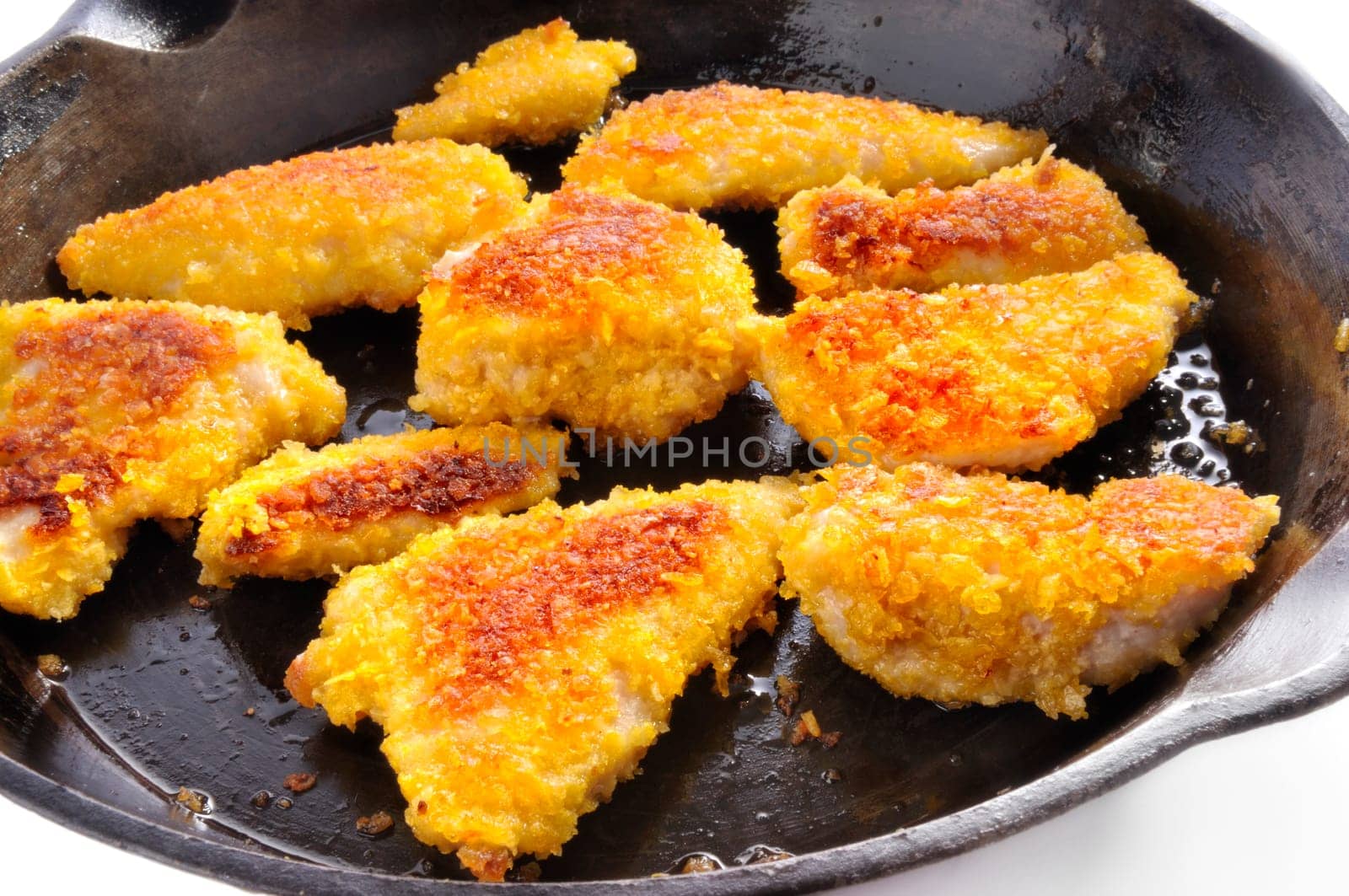 Chicken Nuggets in a pan