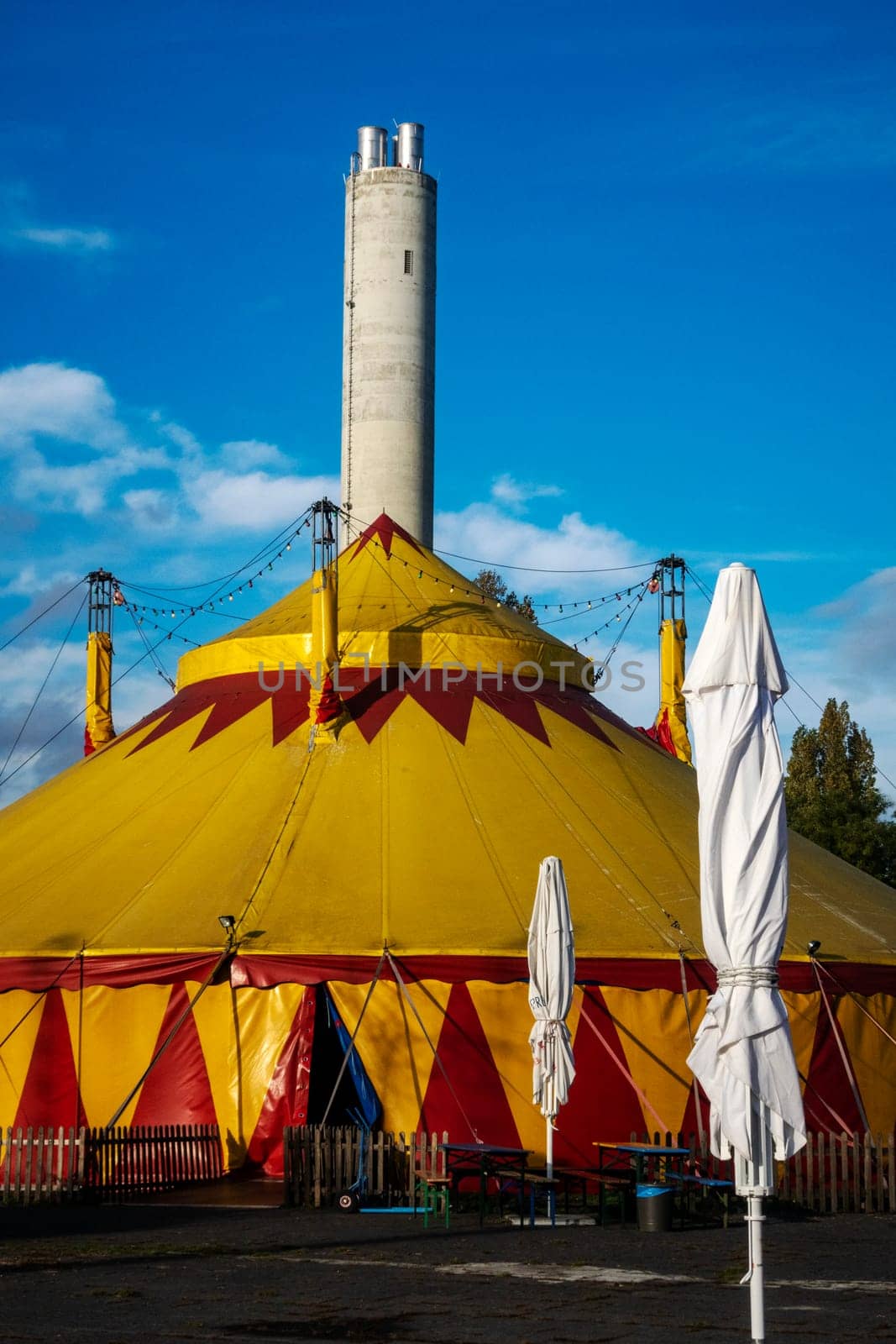 a circus tent