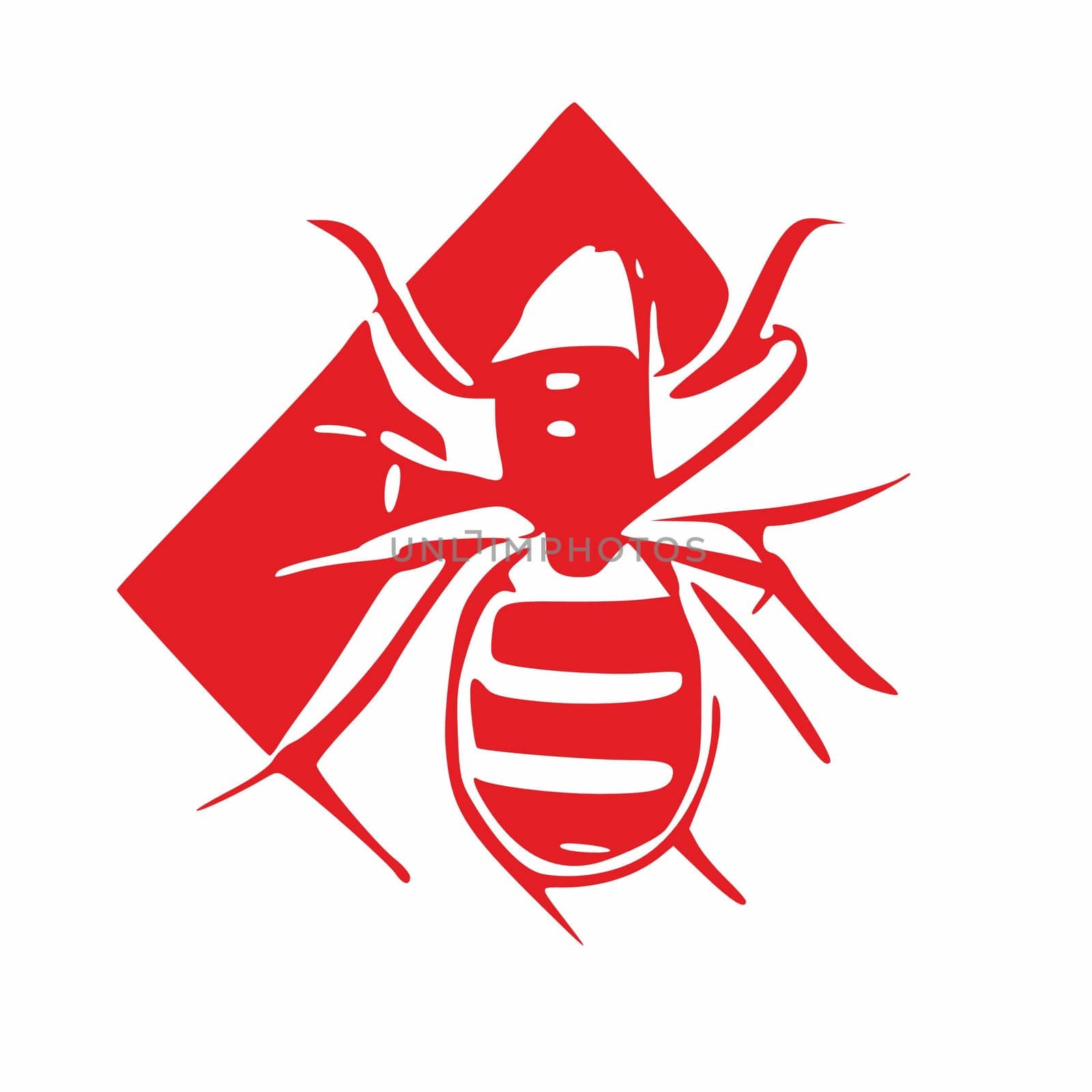 Pest control company logo, pest a the control