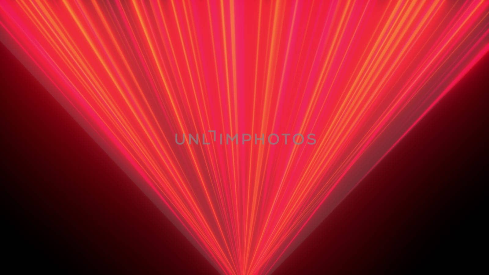 Spotlight neon lines. Computer generated 3d render