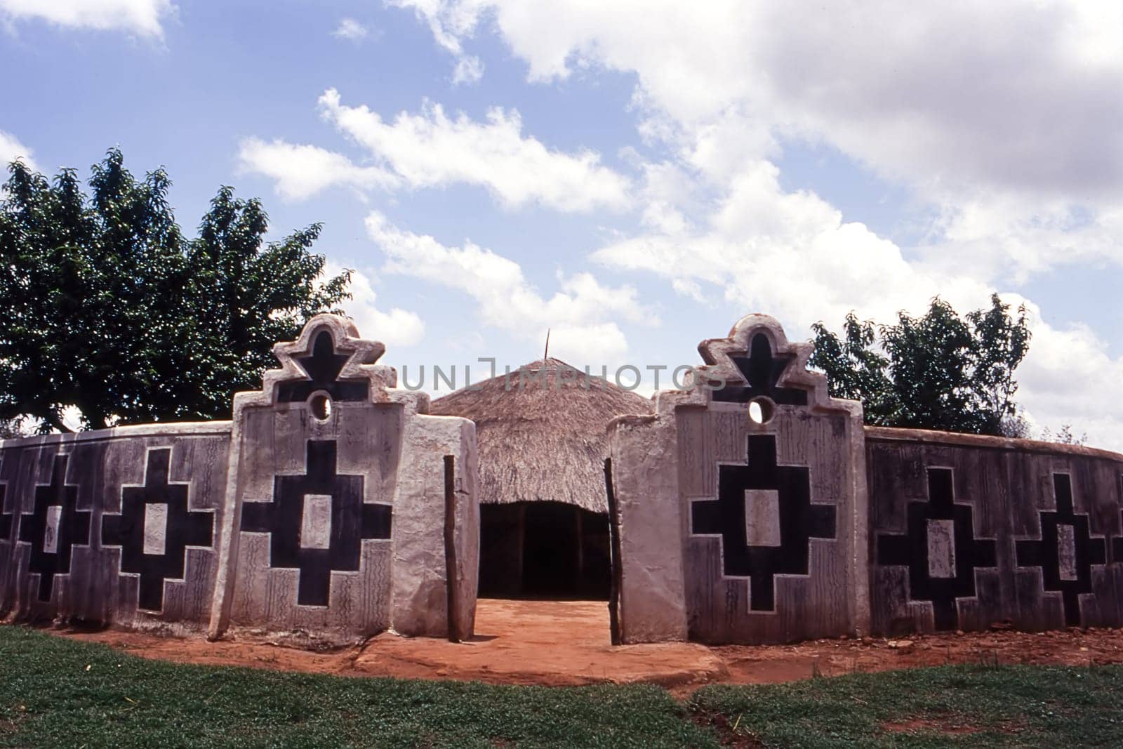 Ndebele village near middleburg, gauteng, south africa.